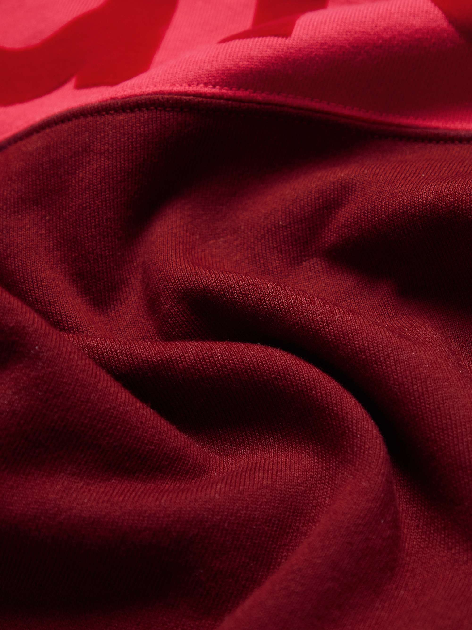 ISABEL MARANT Howley Logo-Flocked Cotton-Blend Jersey Sweatshirt
