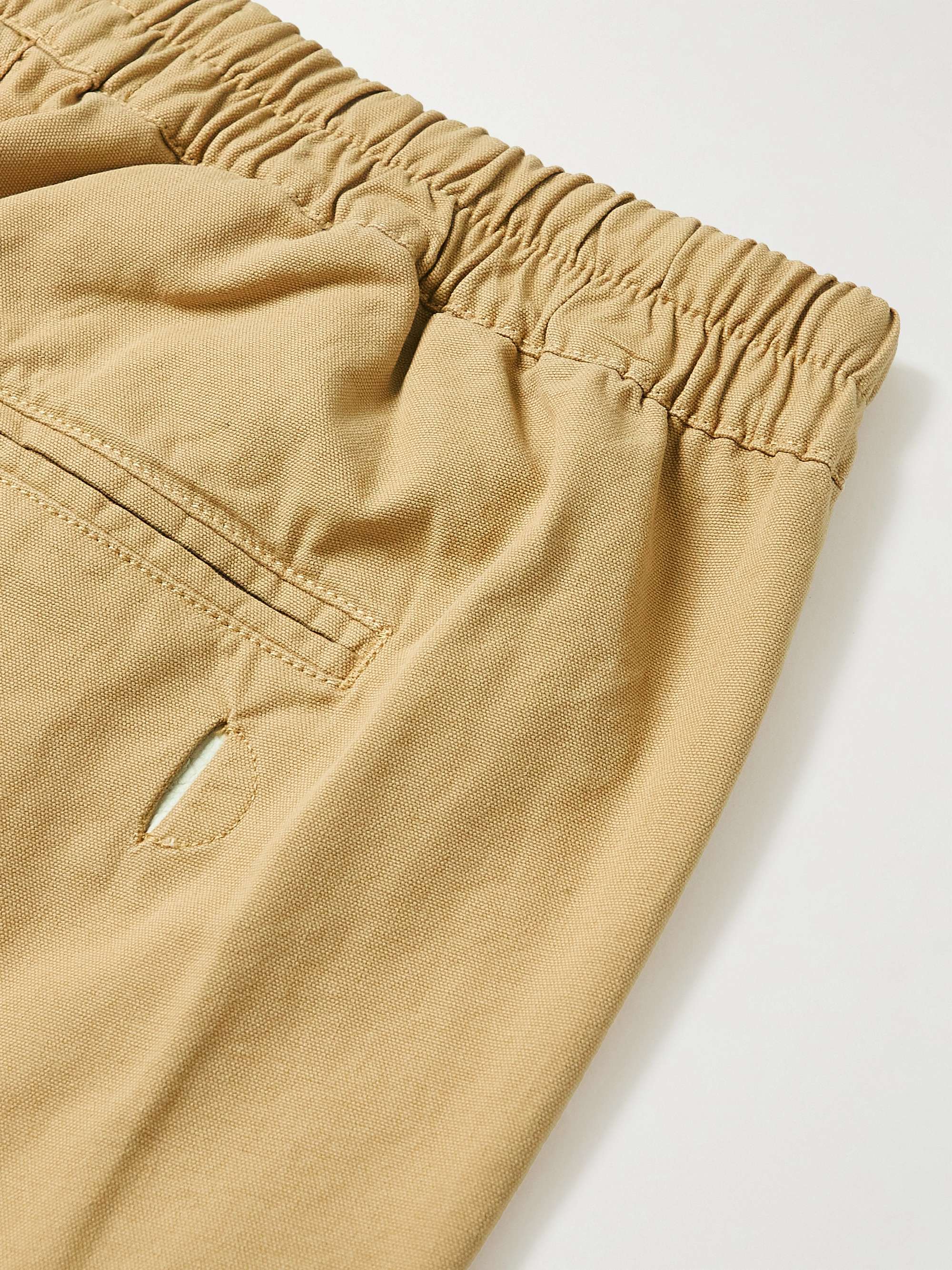 FOLK Assembly Straight-Leg Checked Cotton-Corduroy Shorts