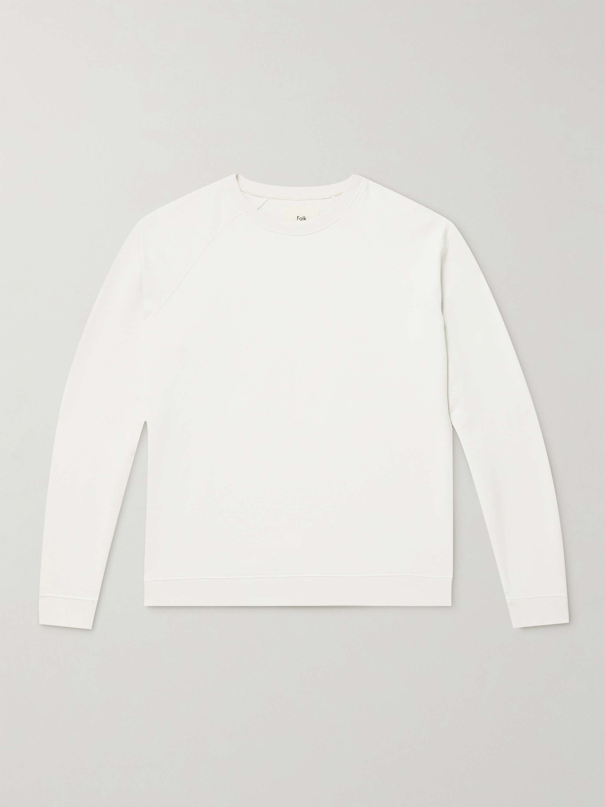 FOLK Loopback Cotton-Jersey Sweatshirt