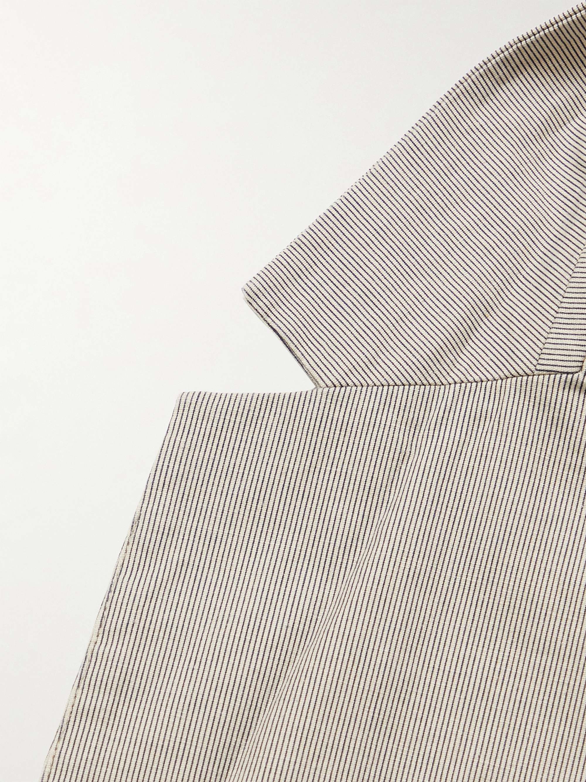 FOLK Unstructured Linen and Cotton-Blend Blazer