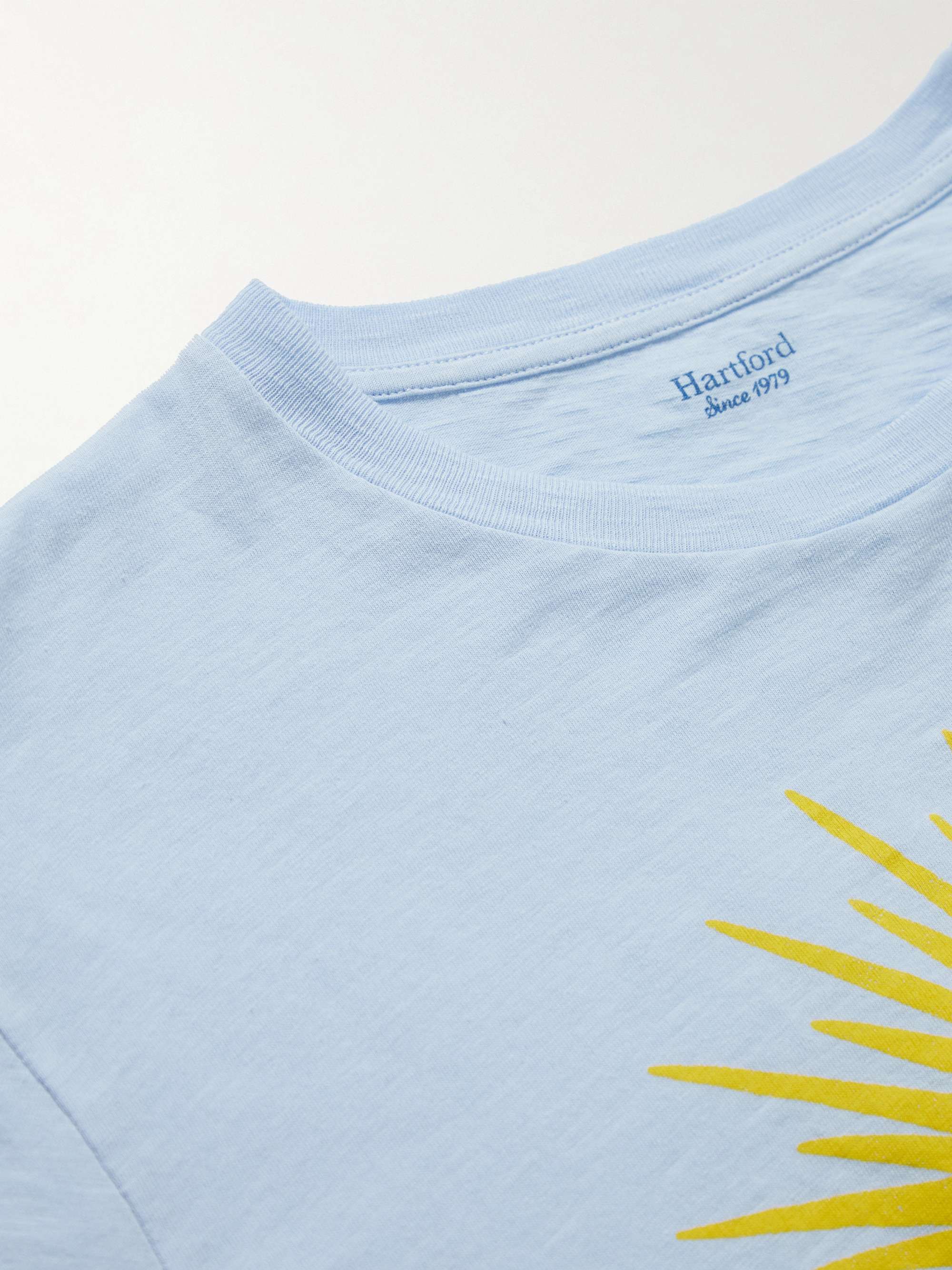 HARTFORD Sunset Printed Cotton-Jersey T-Shirt