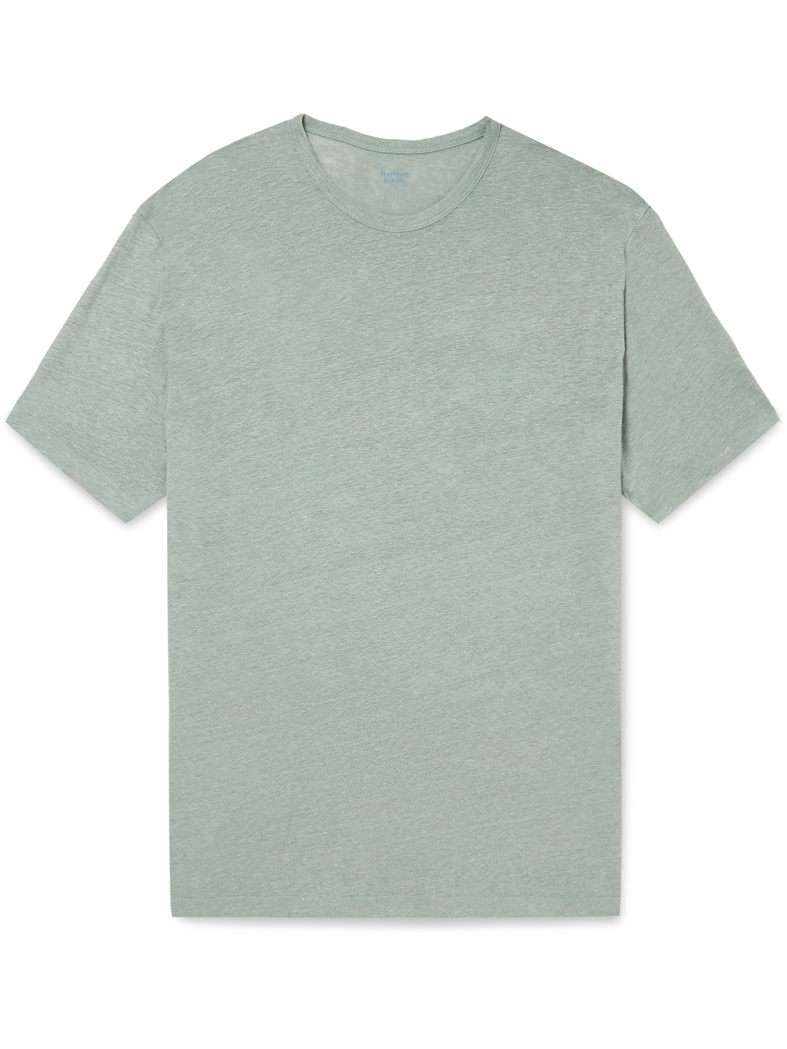 Hartford Linen-jersey T-shirt In Gray