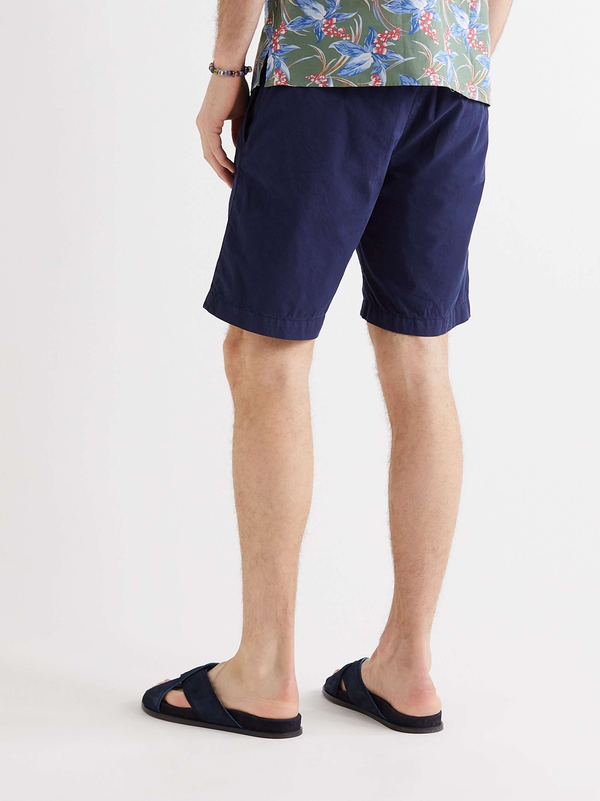 HARTFORD Tank Straight-Leg Cotton Drawstring Shorts