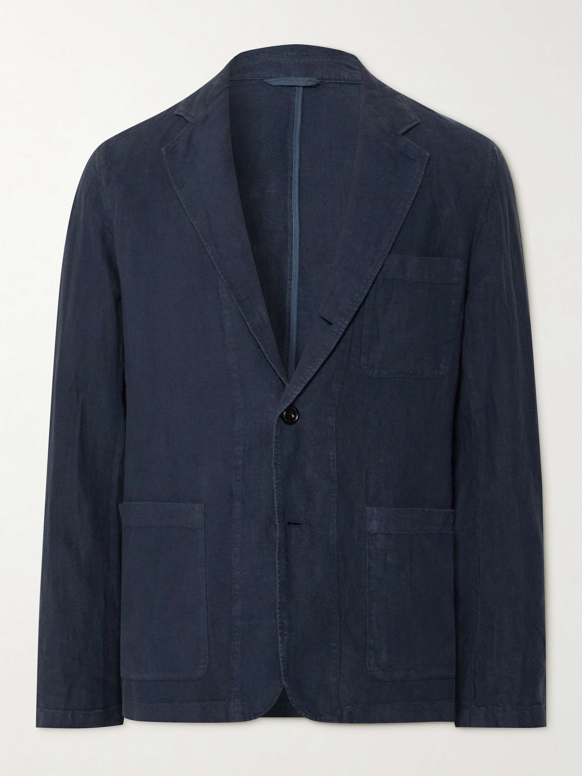 HARTFORD Jobby Slub Linen Jacket