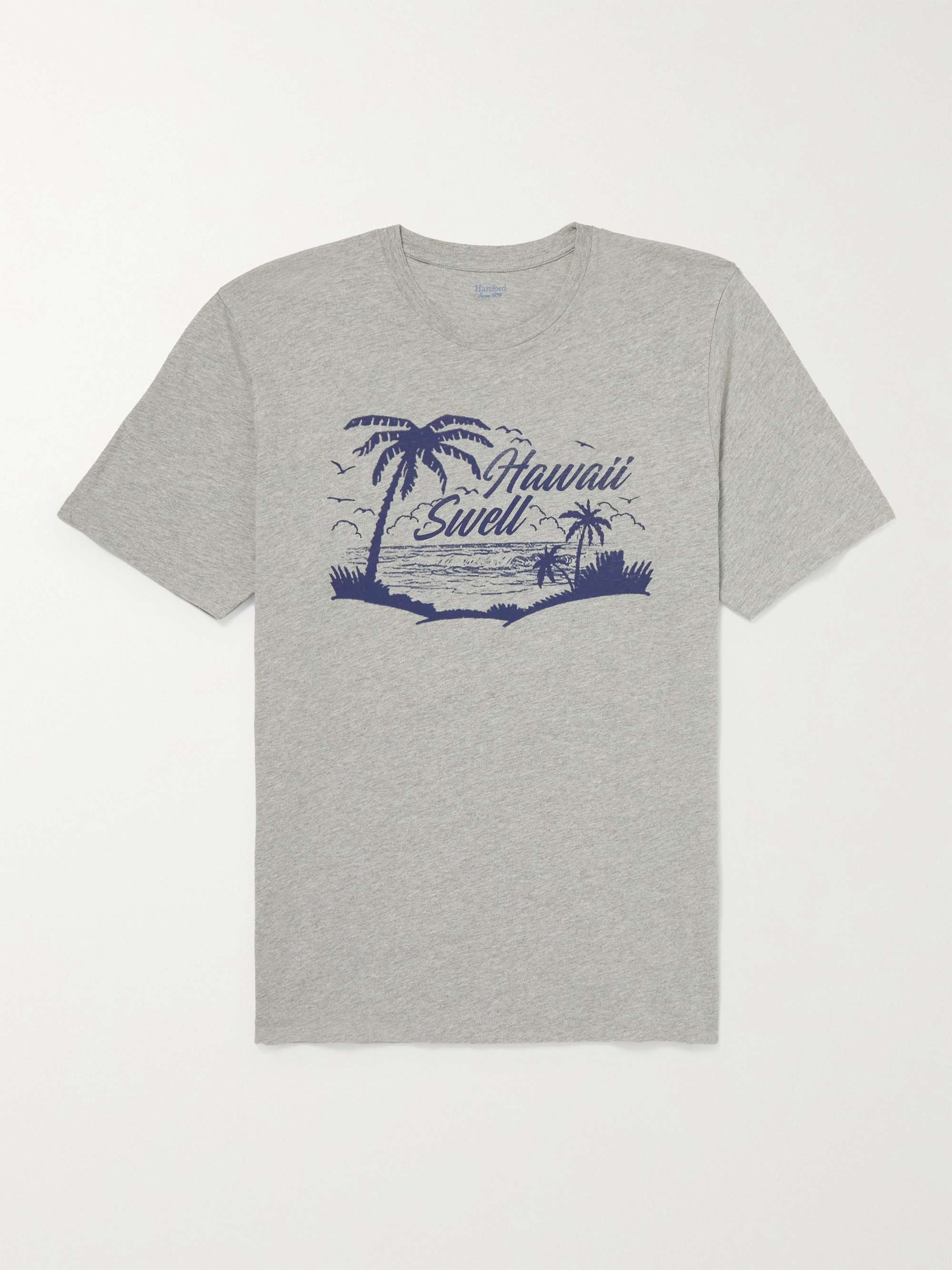 HARTFORD Hawaii Printed Cotton-Jersey T-Shirt
