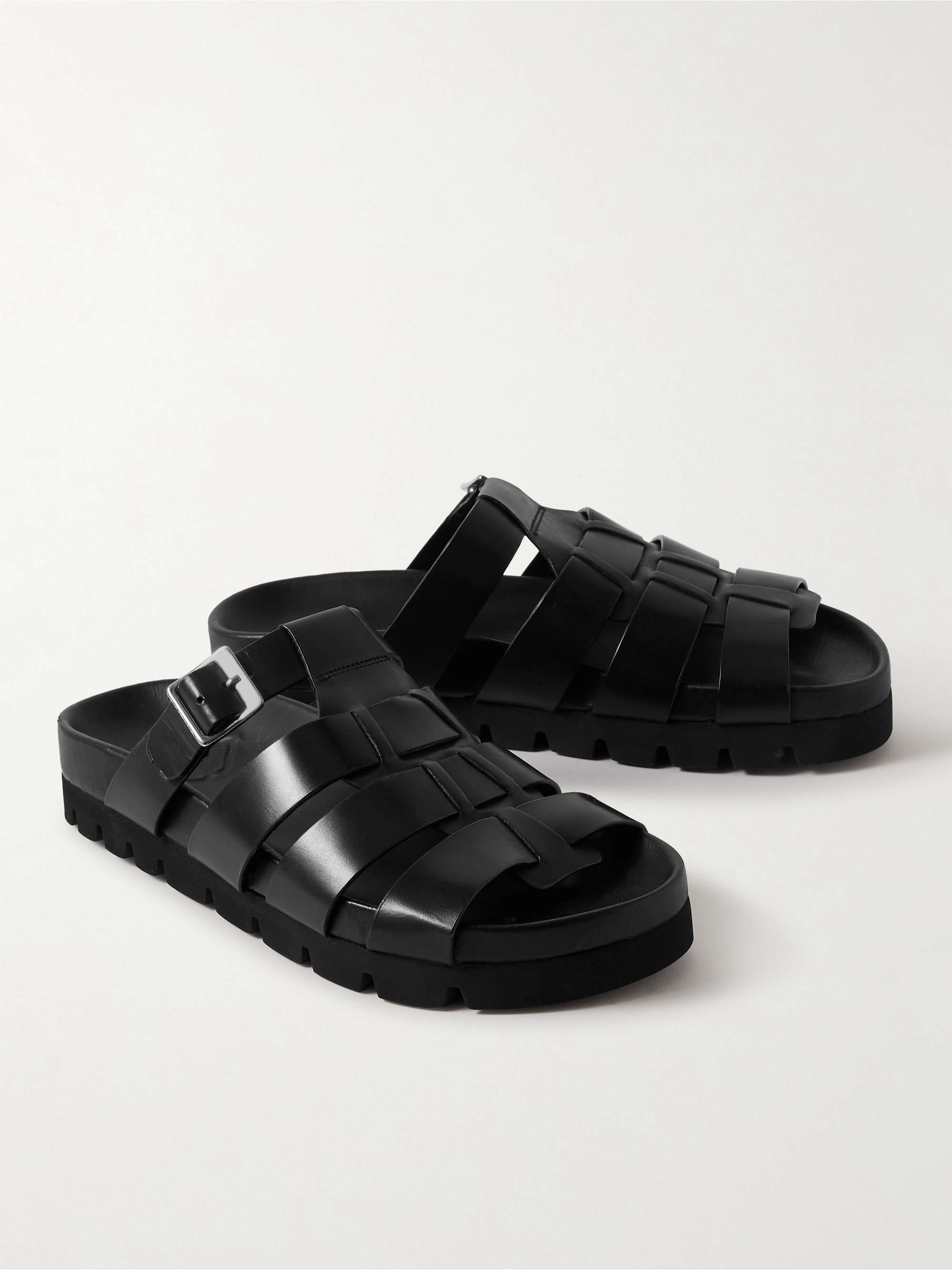 GRENSON David Leather Sandals