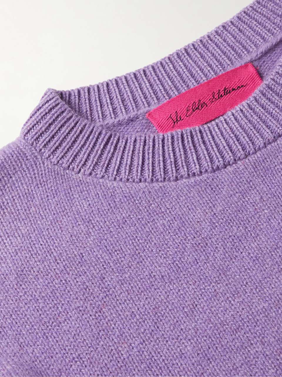 Purple Cashmere Sweater | THE ELDER STATESMAN | MR PORTER