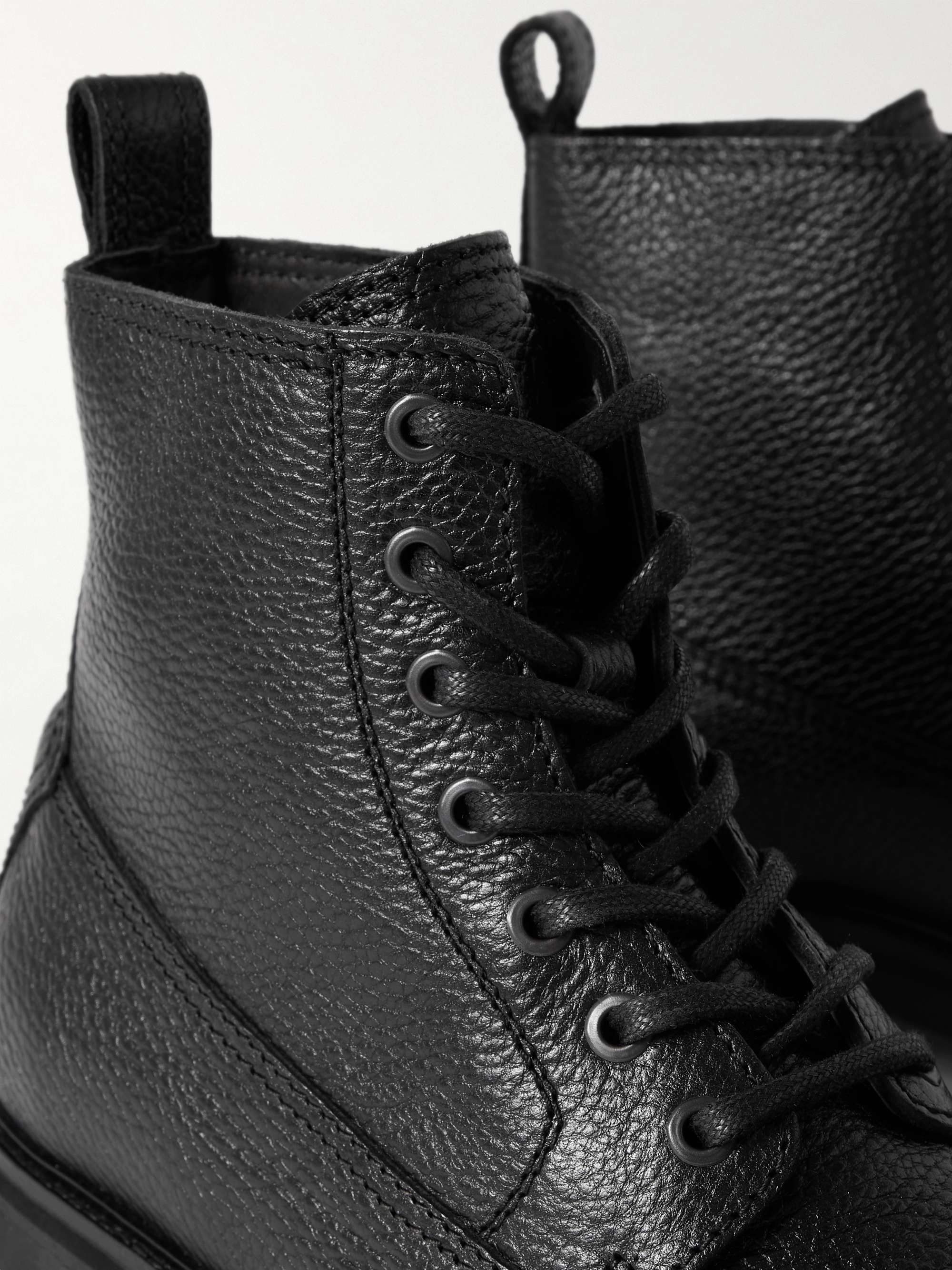 BELSTAFF Alperton Full-Grain Leather Boots