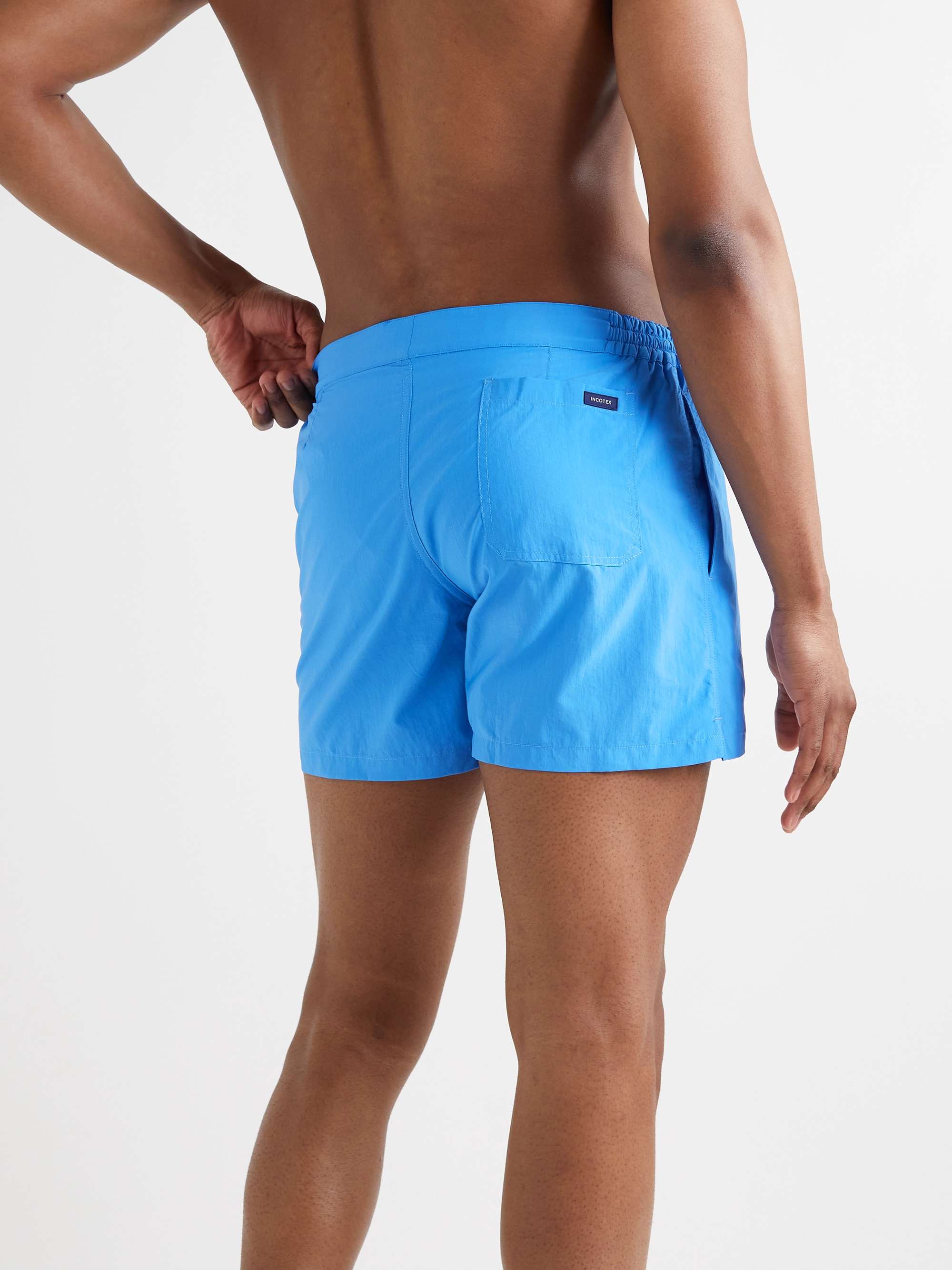 INCOTEX Slim-Fit Mid-Length Swim Shorts