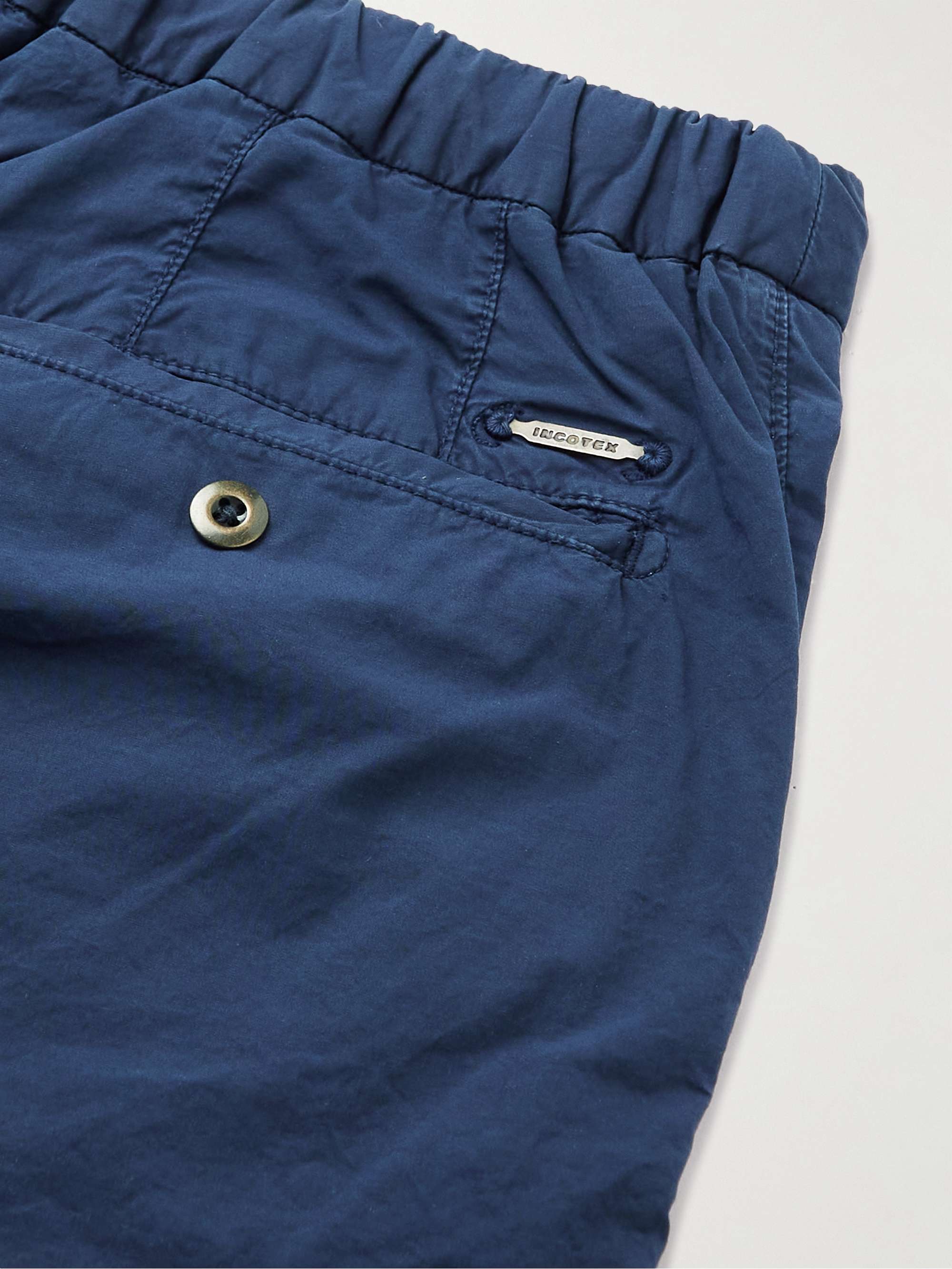 INCOTEX Slim-Fit Cotton-Blend Bermuda Shorts