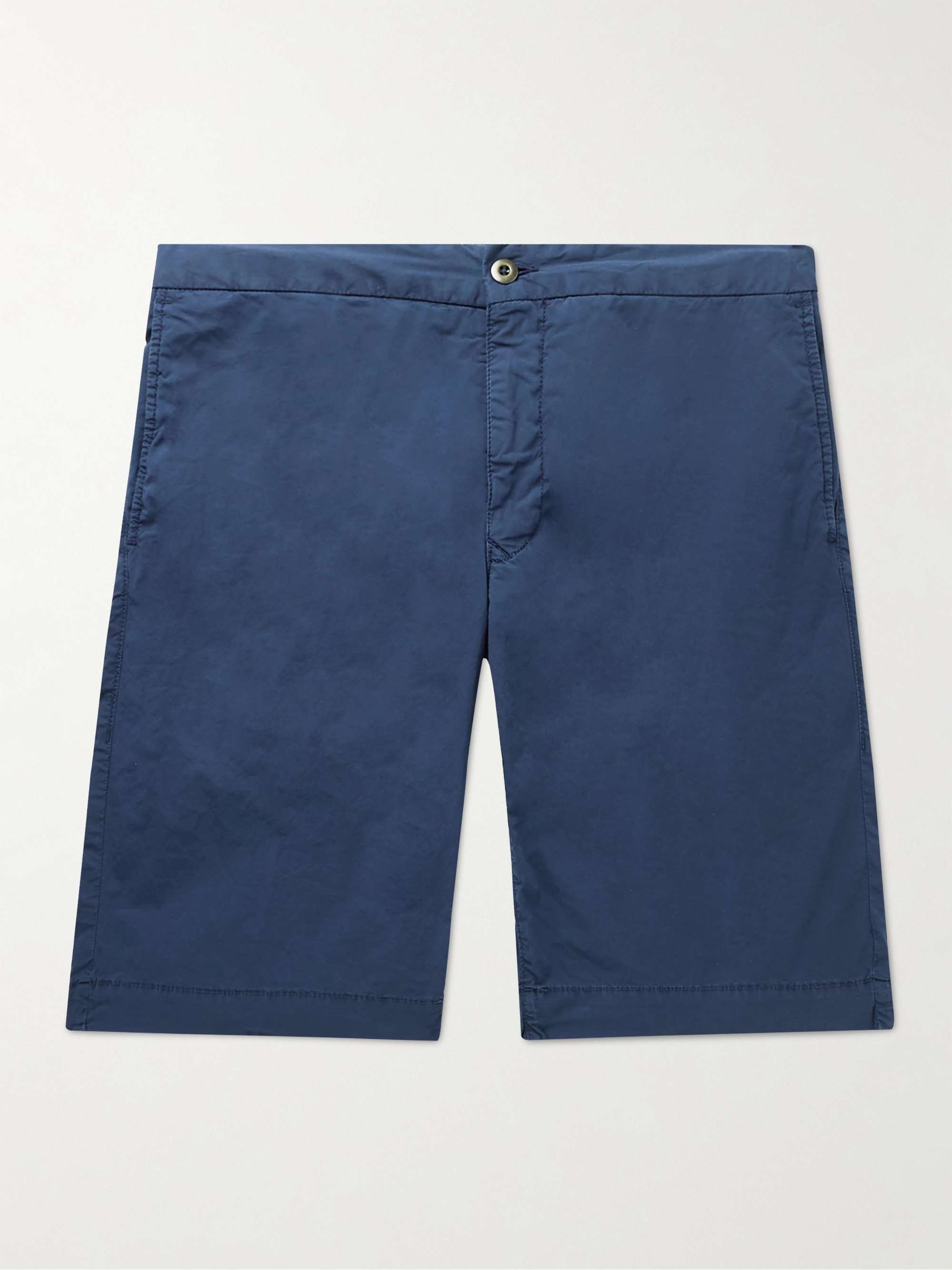 INCOTEX Slim-Fit Cotton-Blend Bermuda Shorts