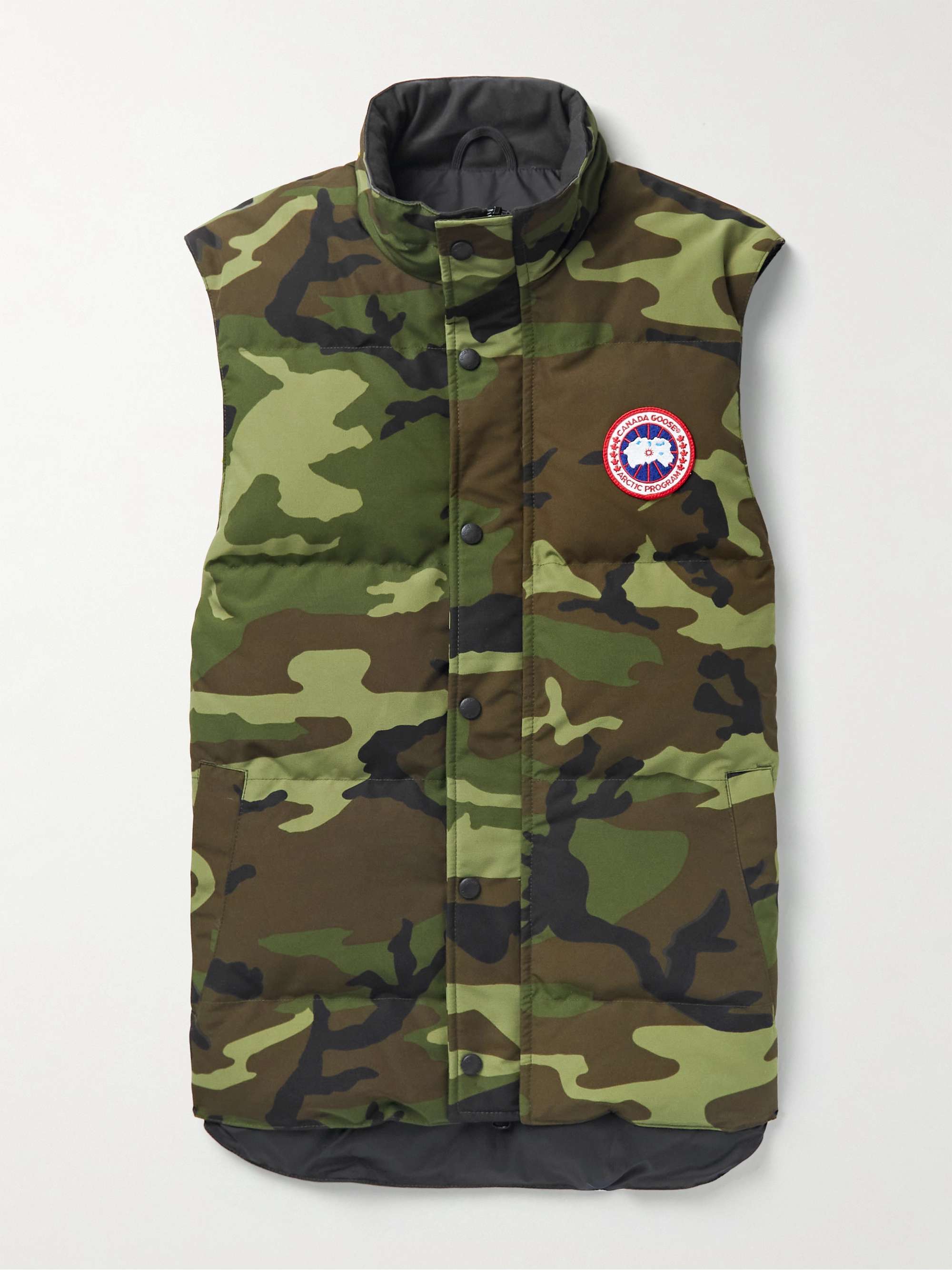 CANADA GOOSE Garson Slim-Fit Camouflage Quilted Shell Down Gilet