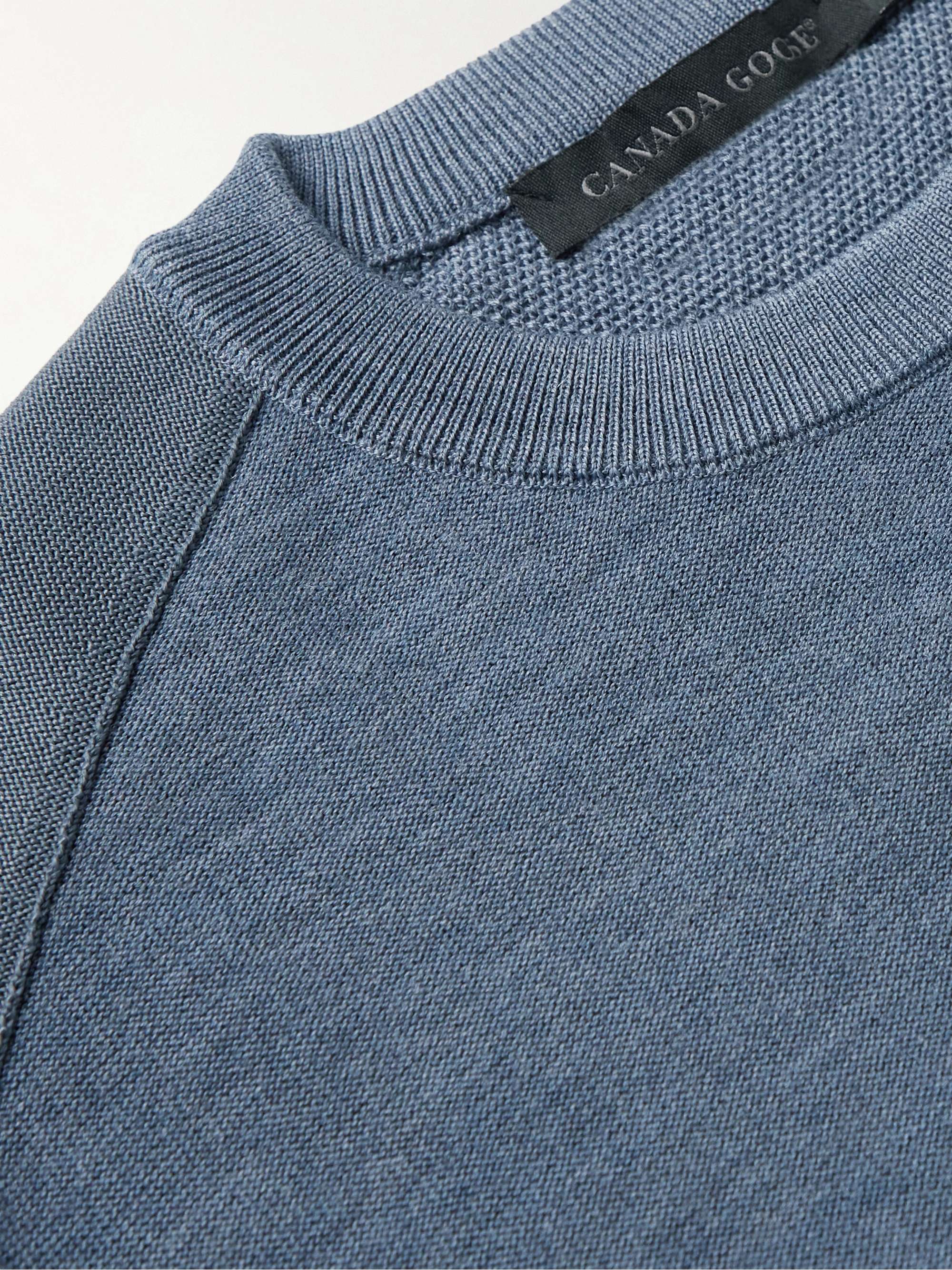 CANADA GOOSE Dartmouth CORDURA-Panelled Merino Wool Sweater