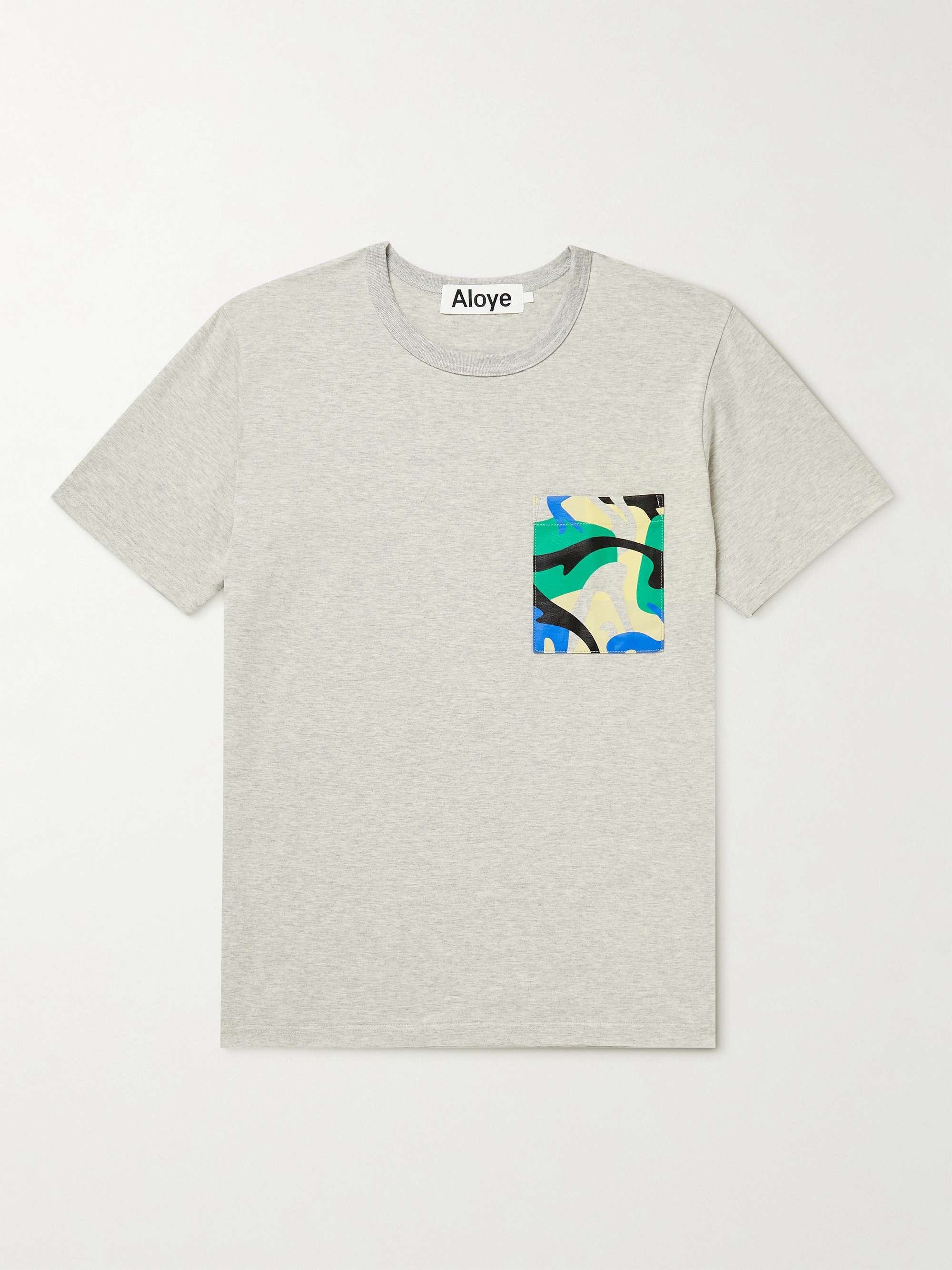 ALOYE Printed Cotton-Jersey T-Shirt