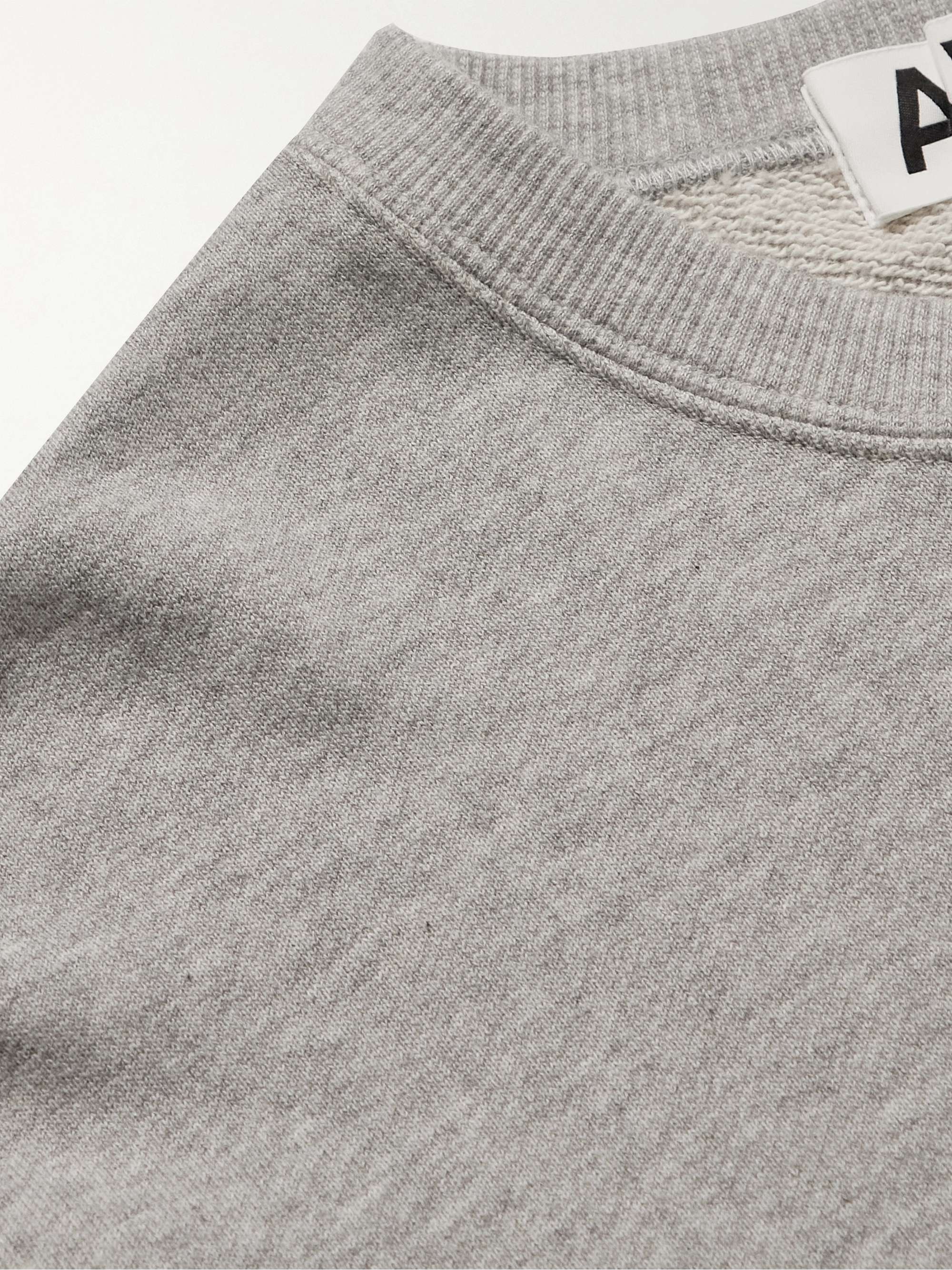 ALOYE Colour-Block Panelled Cotton-Jersey Sweater