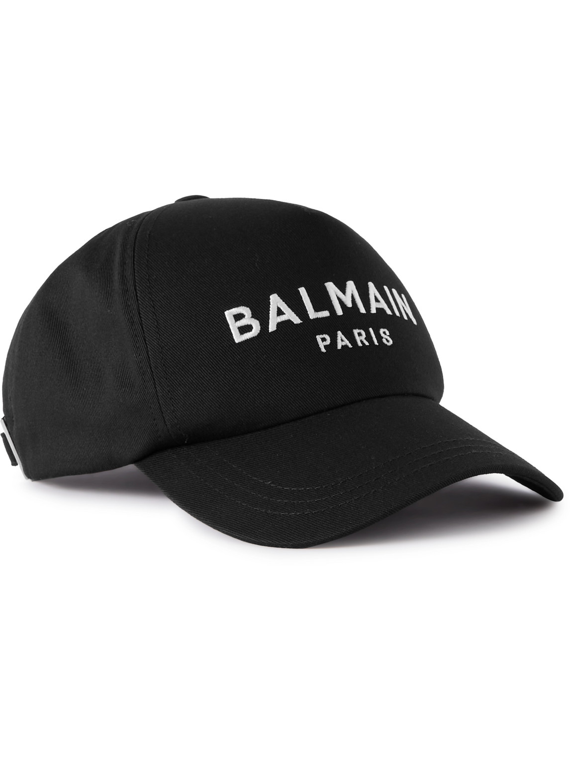 Balmain Logo-Embroidered Cotton-Twill Baseball Cap