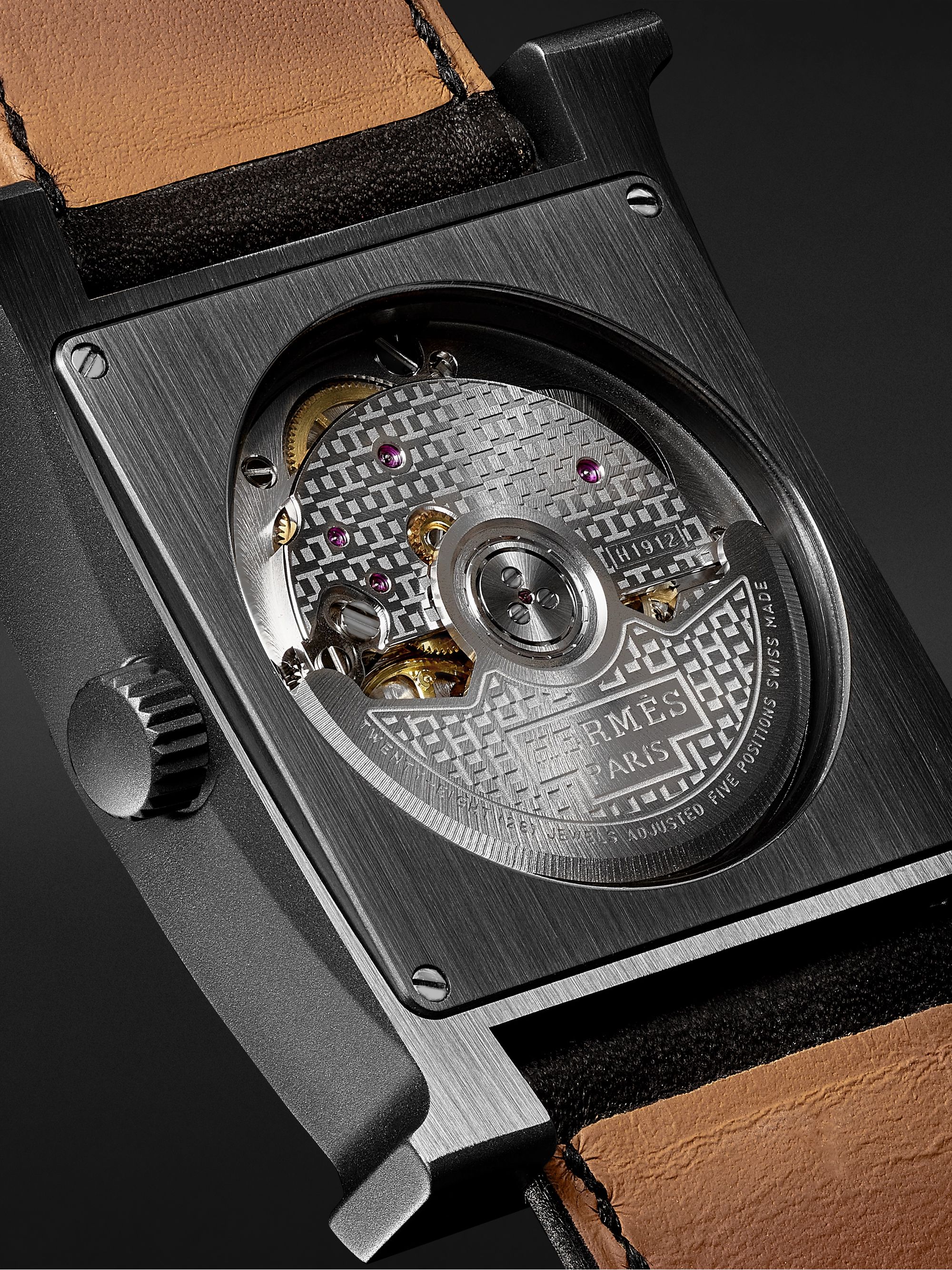 HERMÈS TIMEPIECES Heure H Large Automatic 30.5mm Titanium Watch, Ref. No. W054131WW00