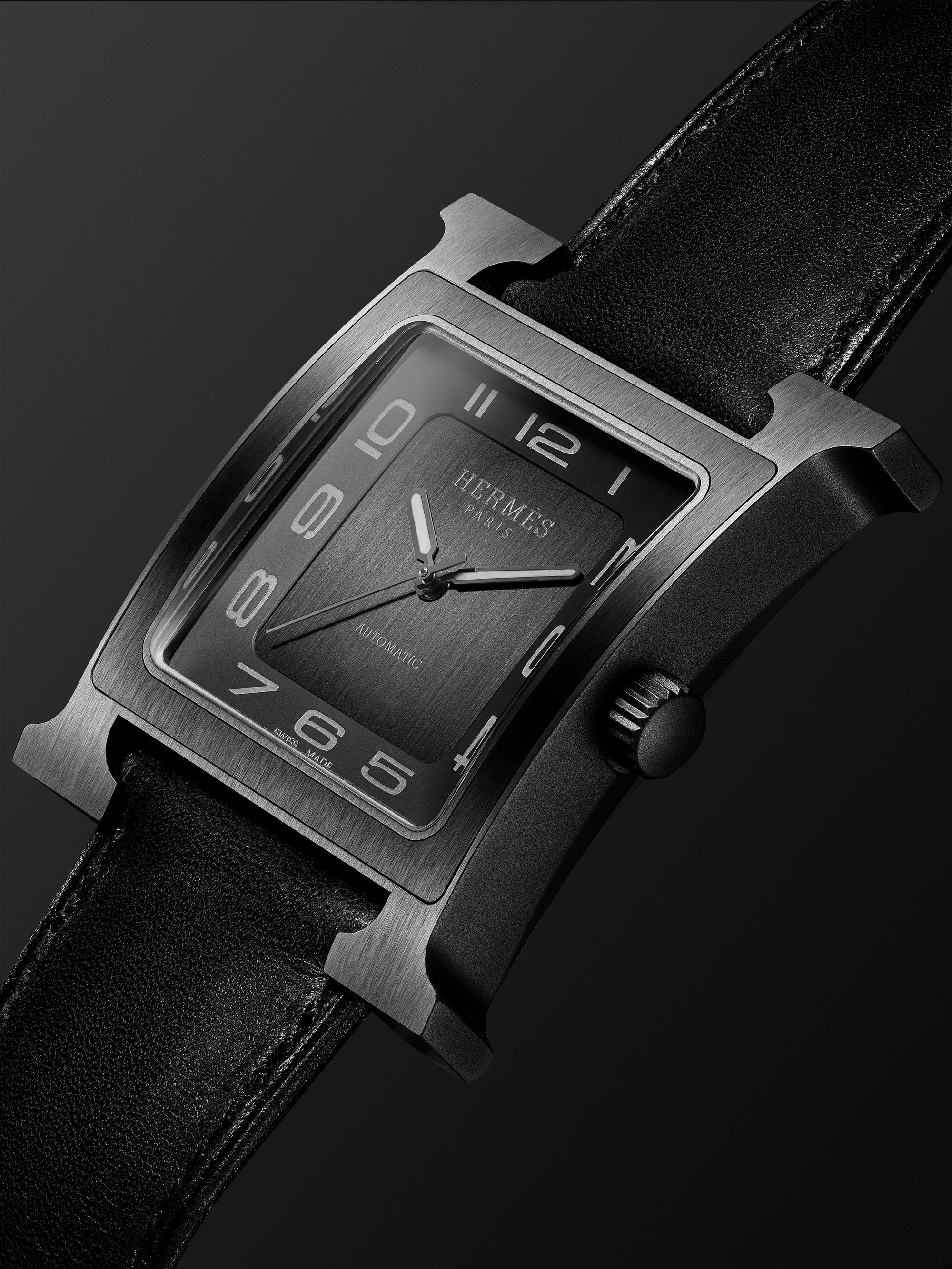 HERMÈS TIMEPIECES Heure H Automatic 34mm Titanium Watch, Ref. No. W054131WW00