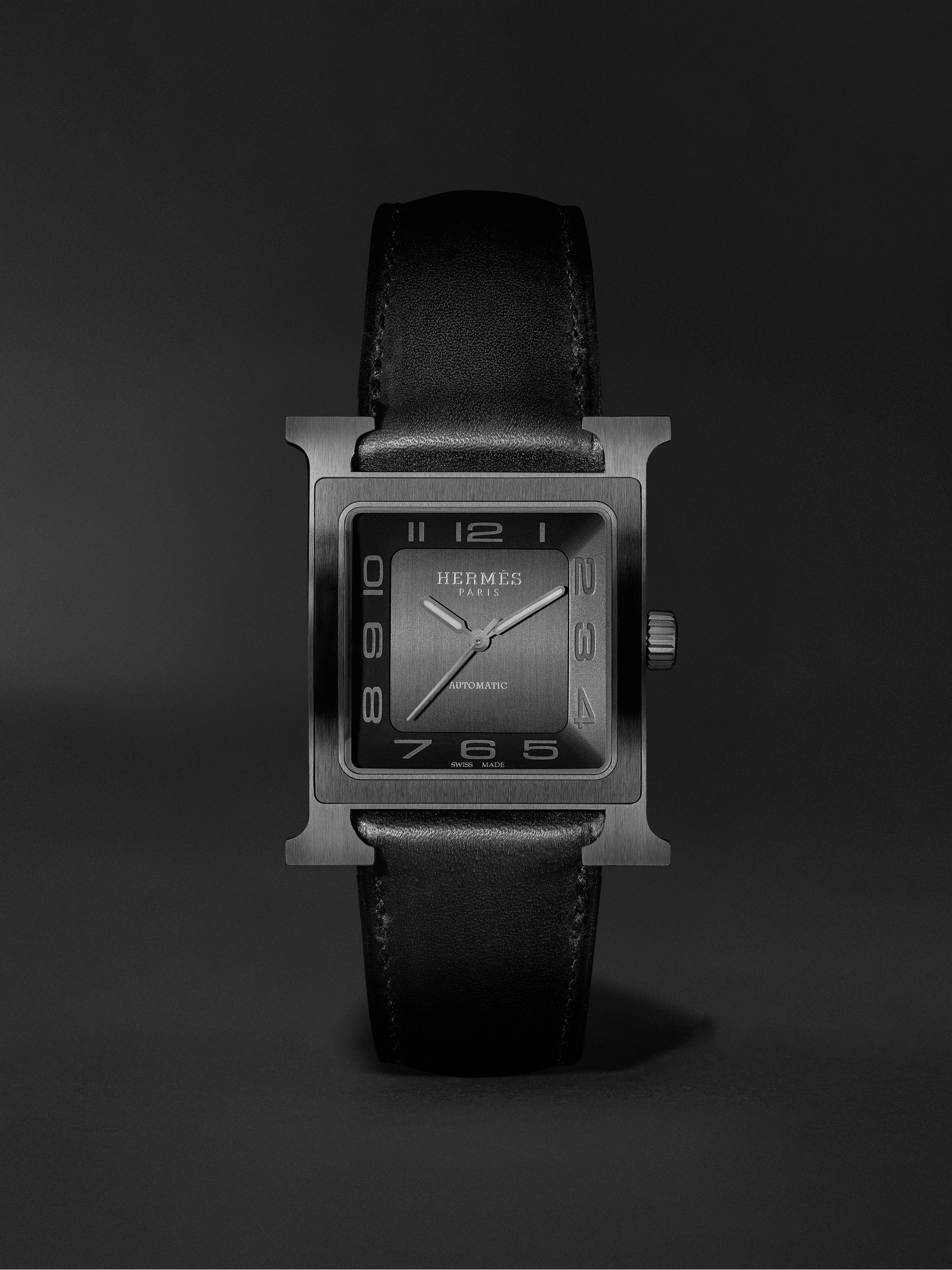 HERMÈS TIMEPIECES Heure H Automatic 34mm Titanium Watch, Ref. No. W054131WW00
