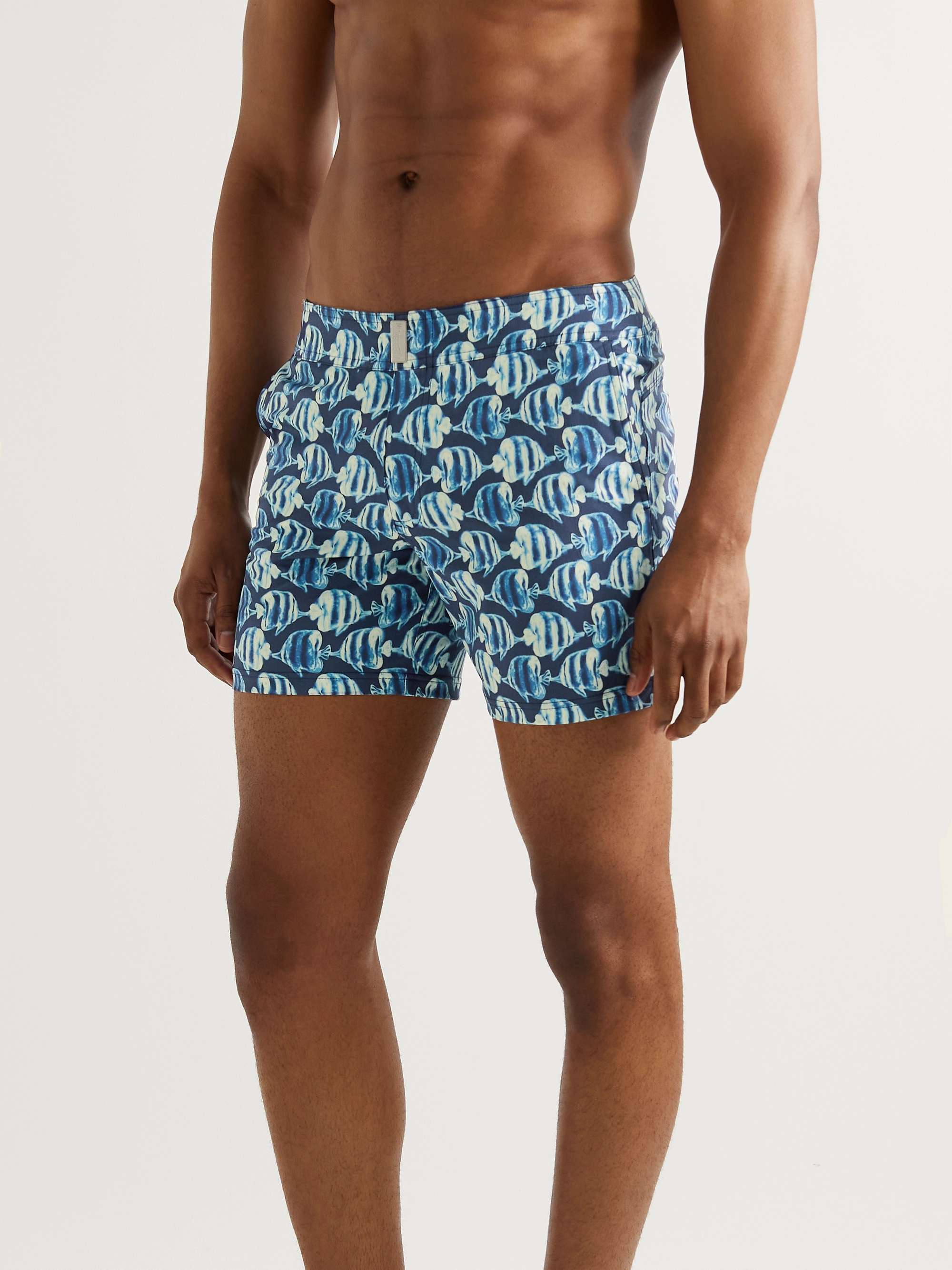 VILEBREQUIN Moorise Slim-Fit Mid-Length Printed Recycled Swim Shorts