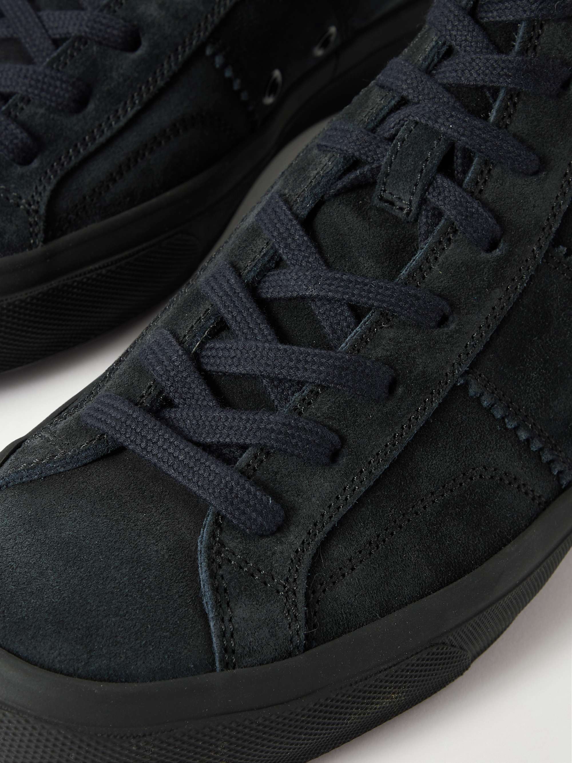TOM FORD Cambridge Suede High-Top Sneakers