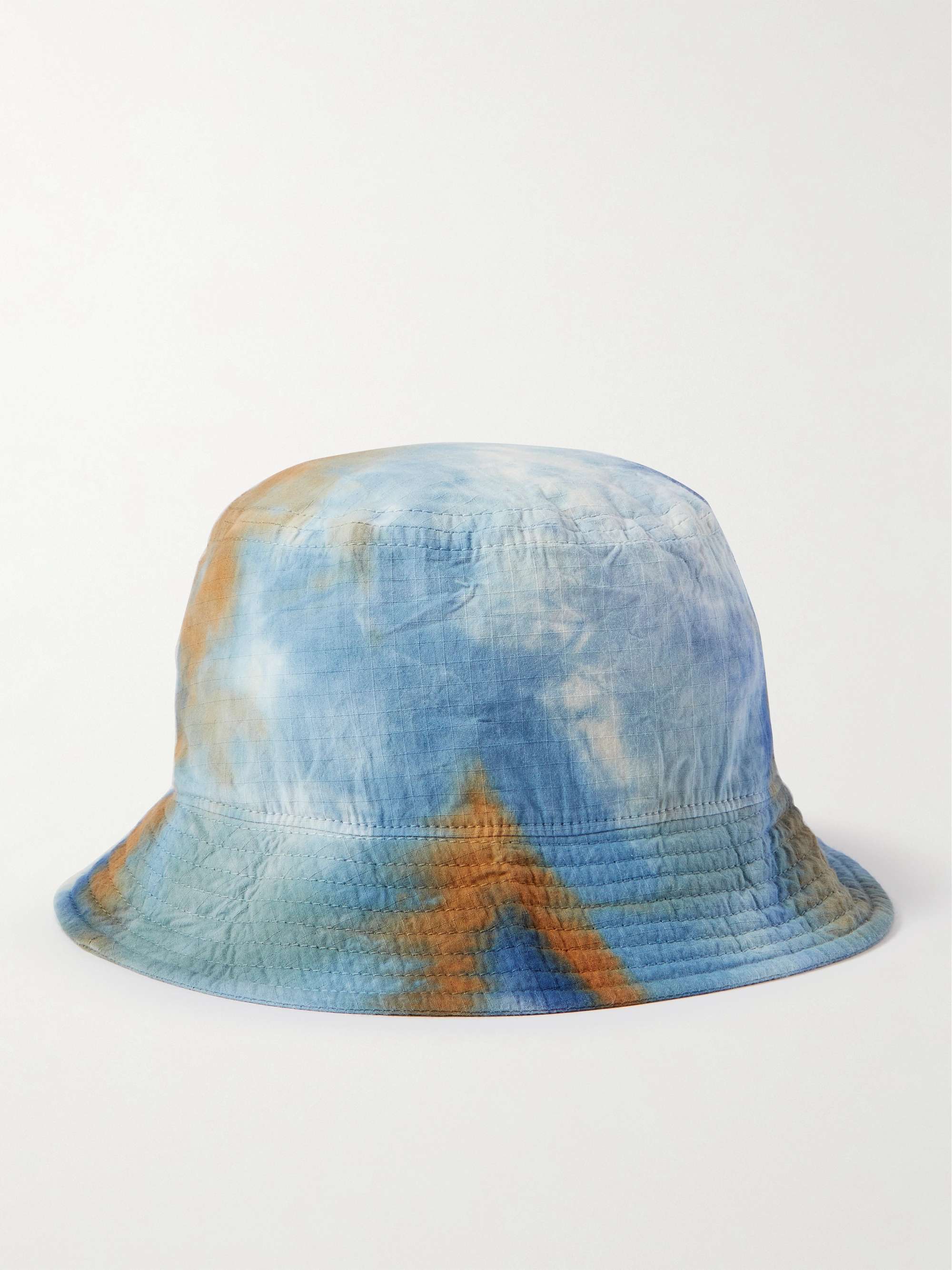 Tie-Dyed Cotton-Ripstop Bucket Hat
