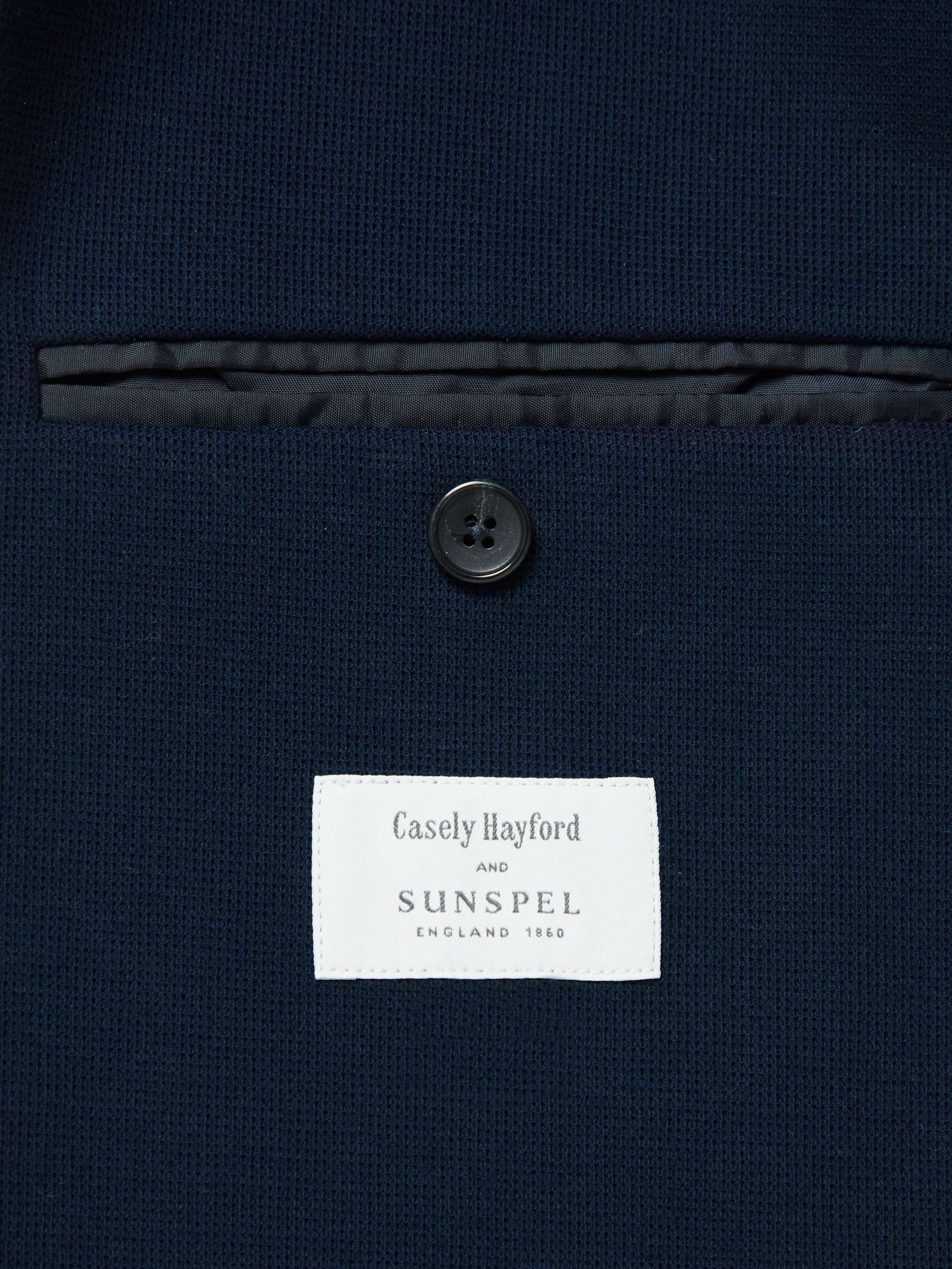 SUNSPEL + Casely Hayford Ekow Waffle-Knit Cotton-Blend Suit Jacket