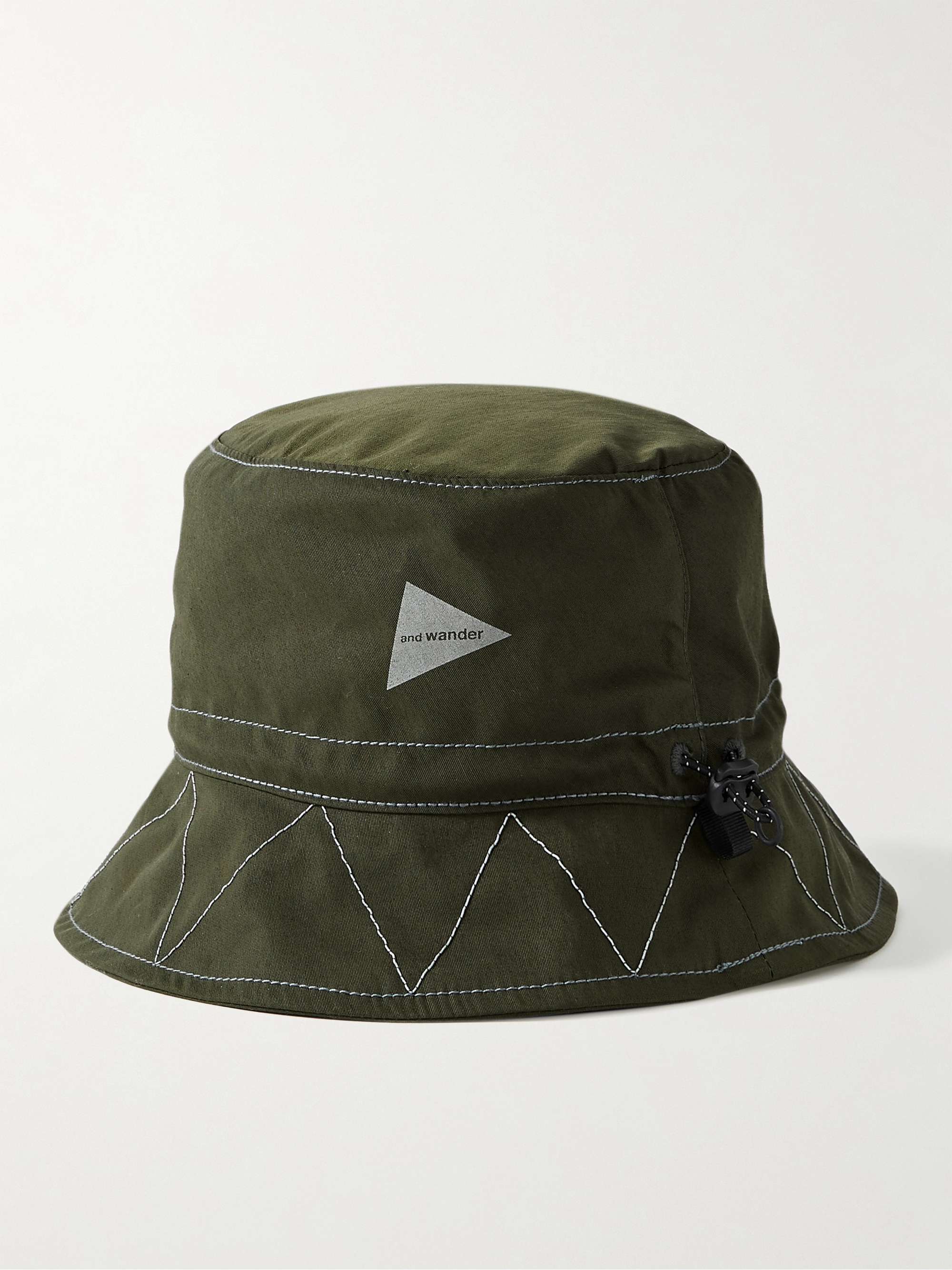 AND WANDER Cotton and Nylon-Blend Bucket Hat