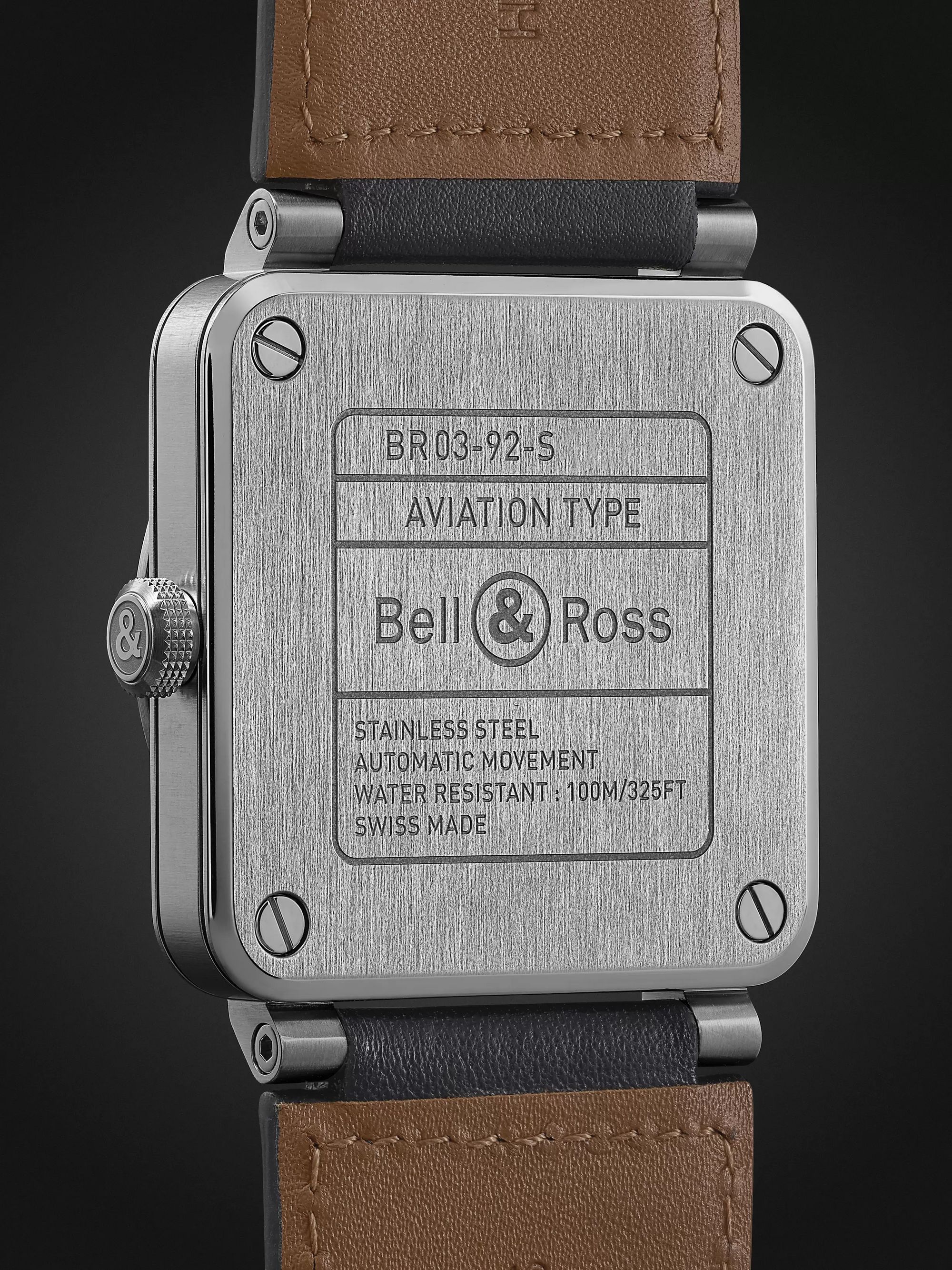 BELL & ROSS BR03-92 Automatic 42mm Ceramic and Rubber Watch