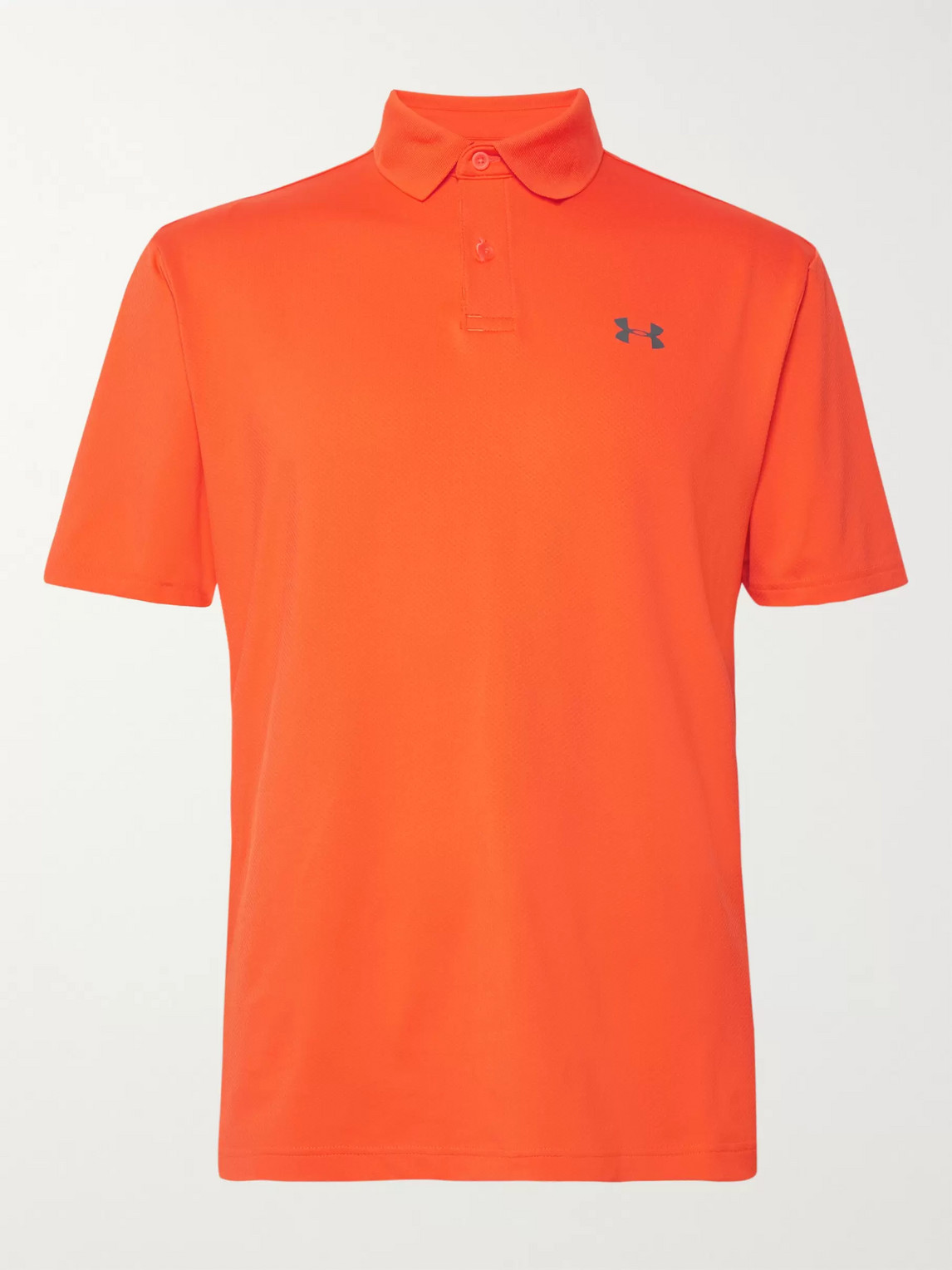 Under Armour Performance 2.0 Piqué Golf Polo Shirt In Orange