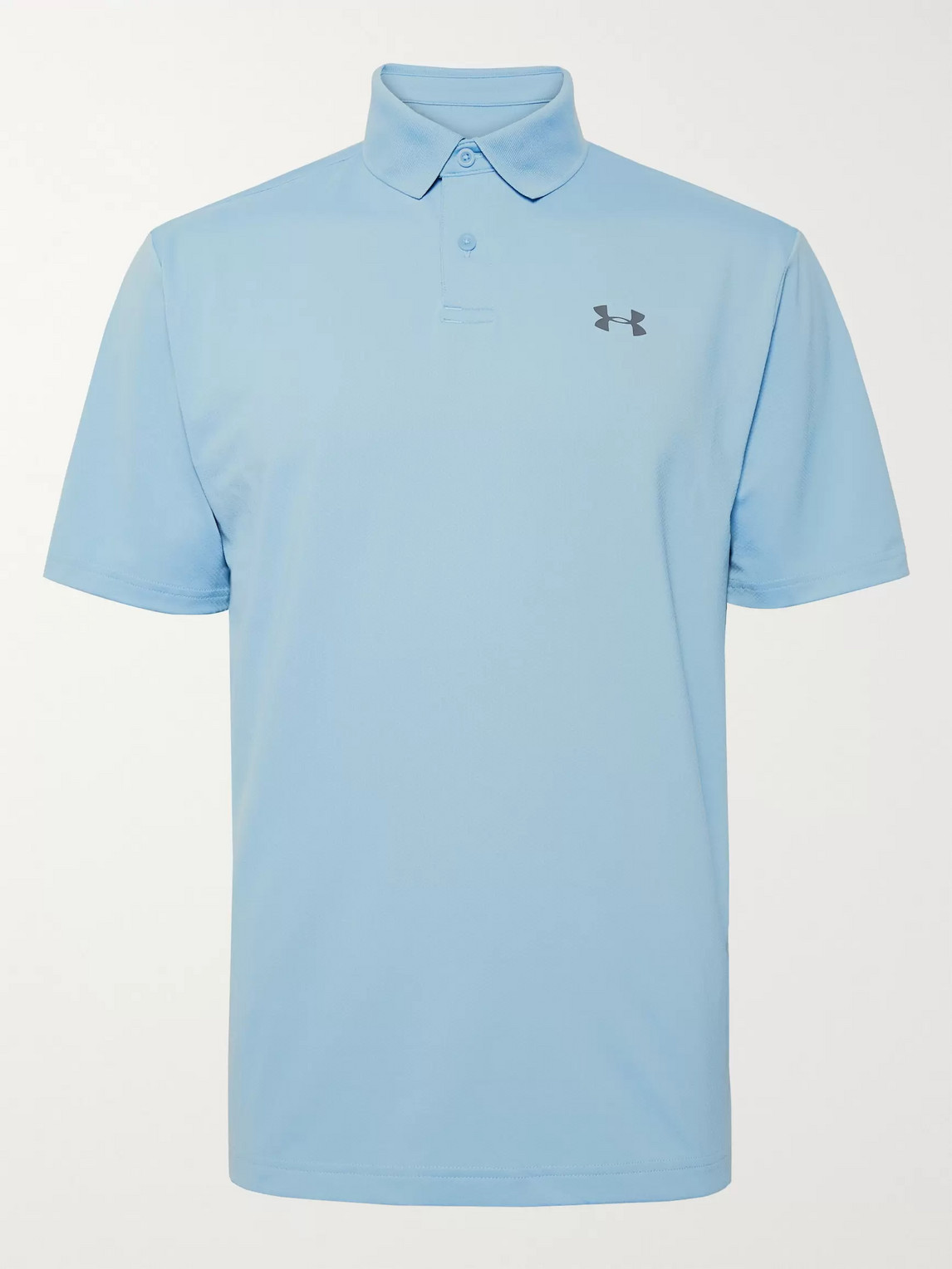 Under Armour Ua Performance 2.0 Stretch-piqué Golf Polo Shirt In Blue