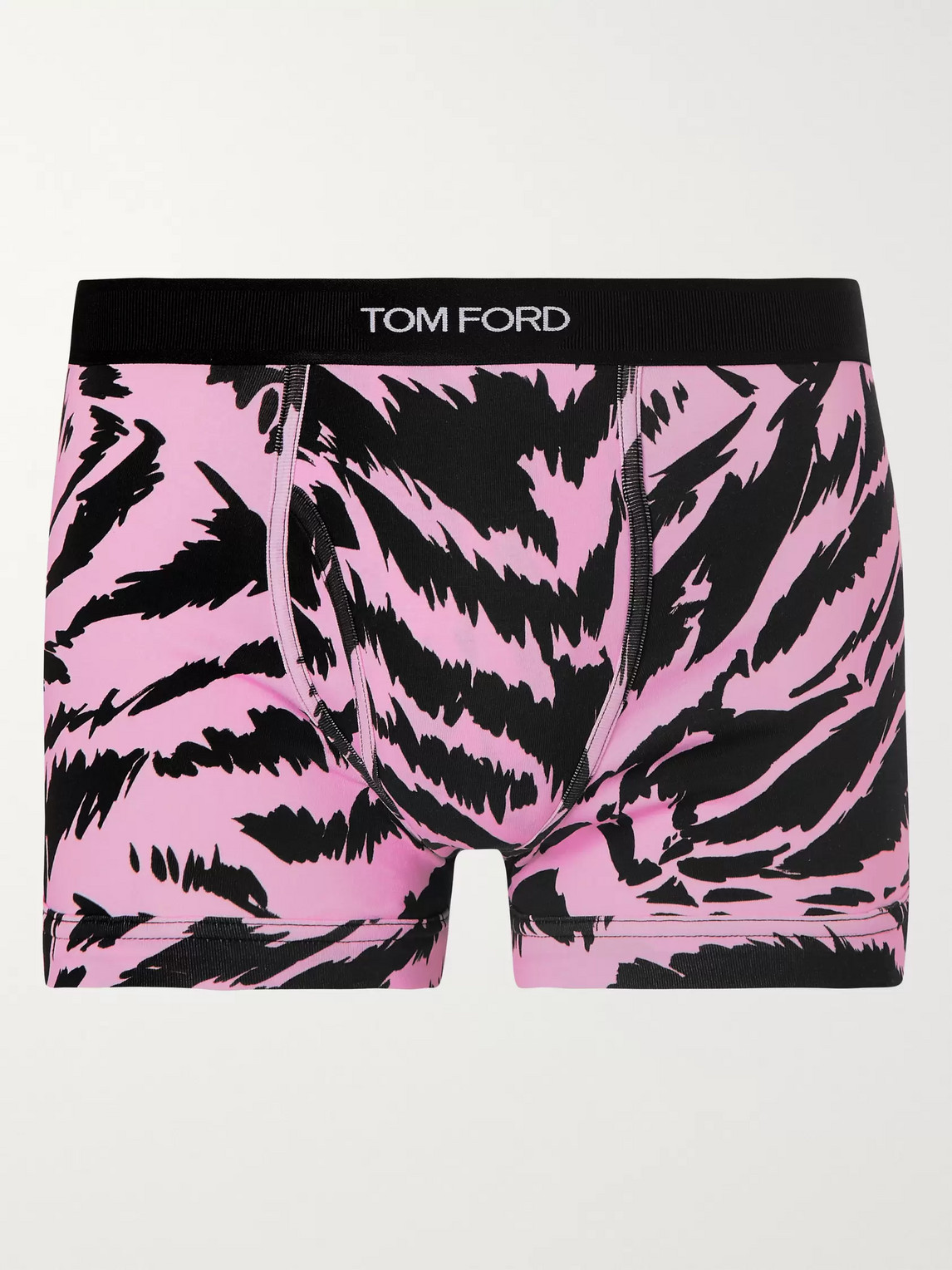 Tom Ford Zebra-print Stretch-cotton Jersey Boxer Briefs In Pink | ModeSens