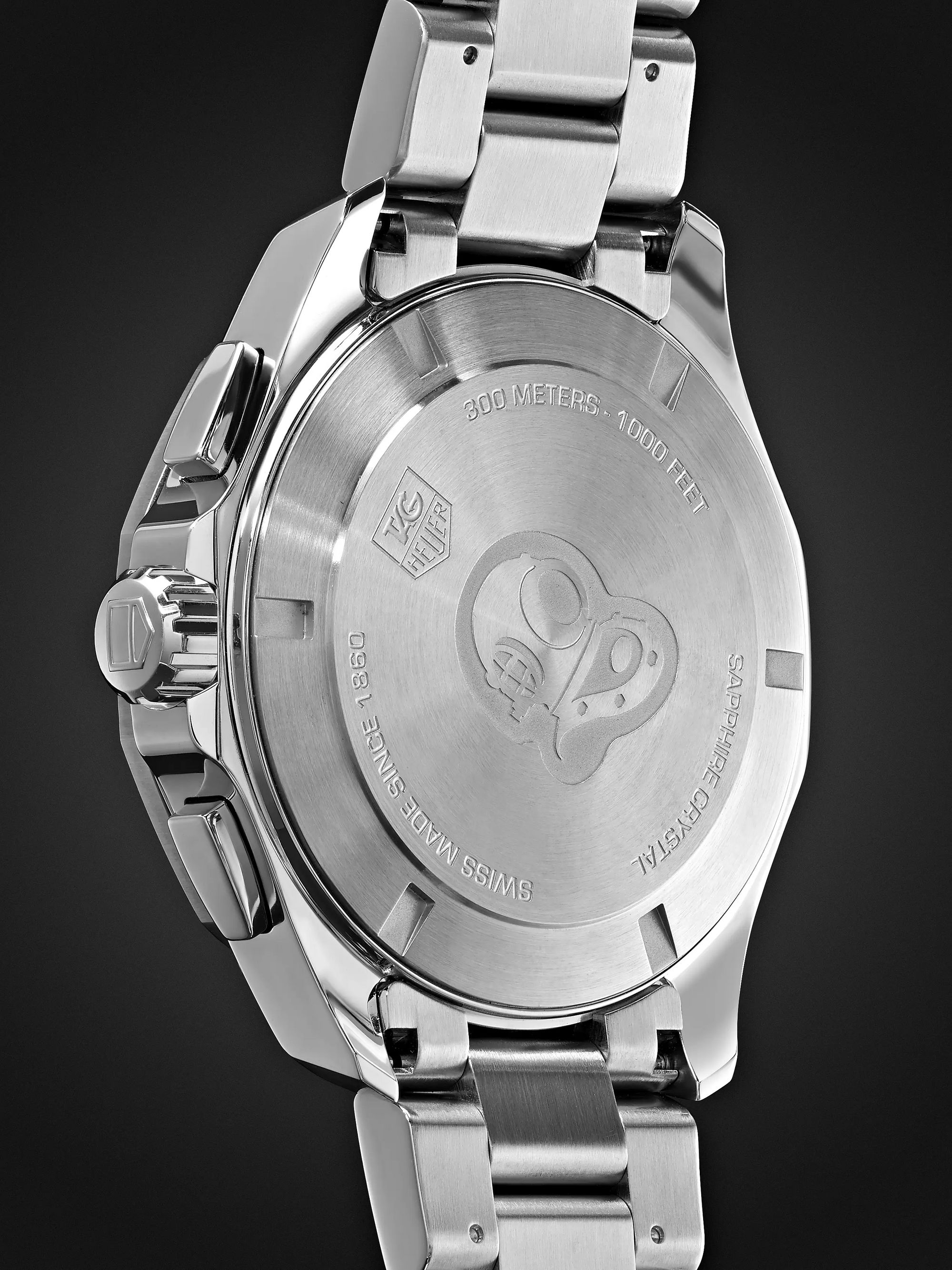 TAG HEUER Aquaracer Chronograph Quartz 43mm Steel Watch, Ref. No. CAY1110.BA0927