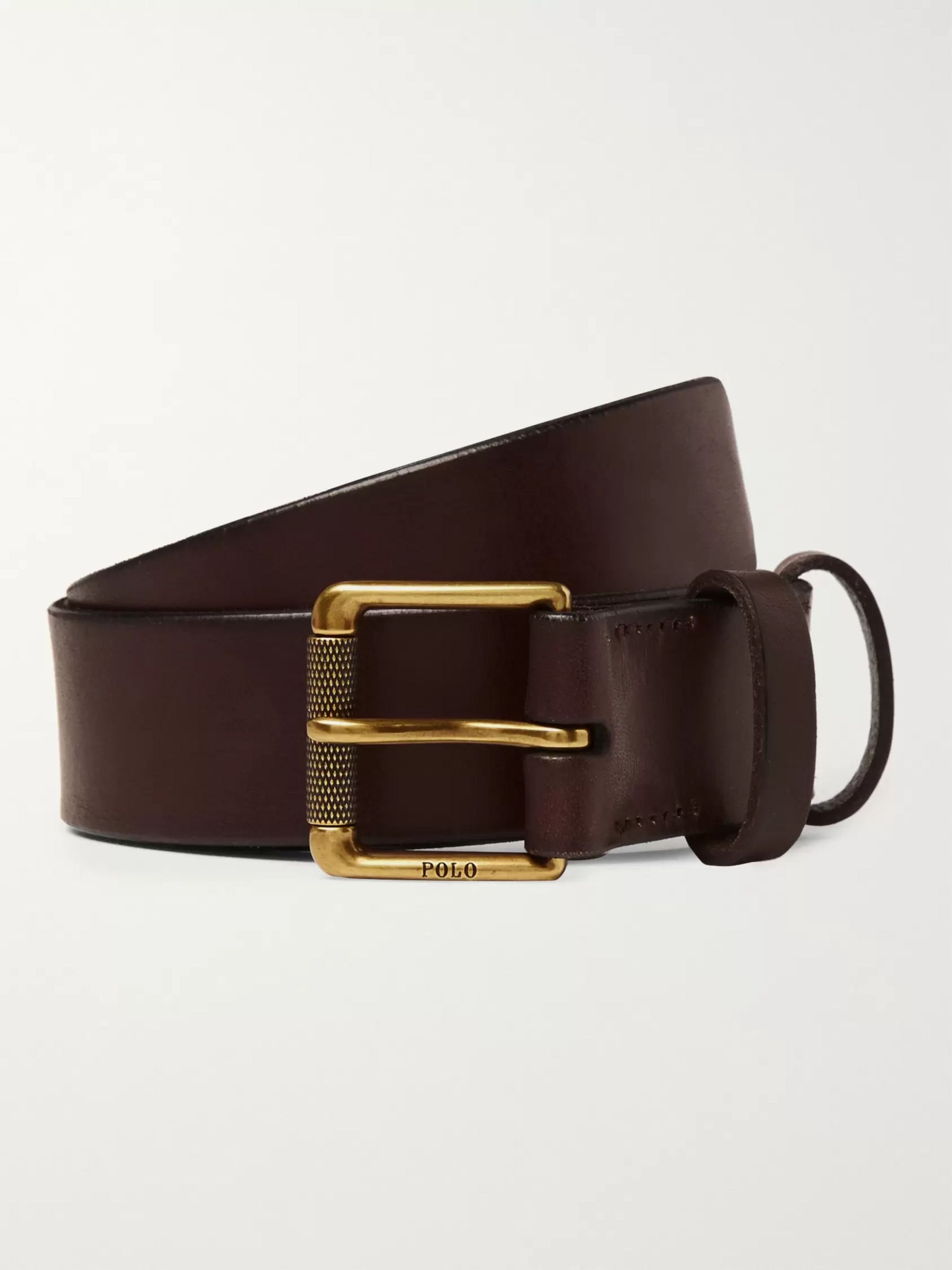 polo ralph lauren leather belt
