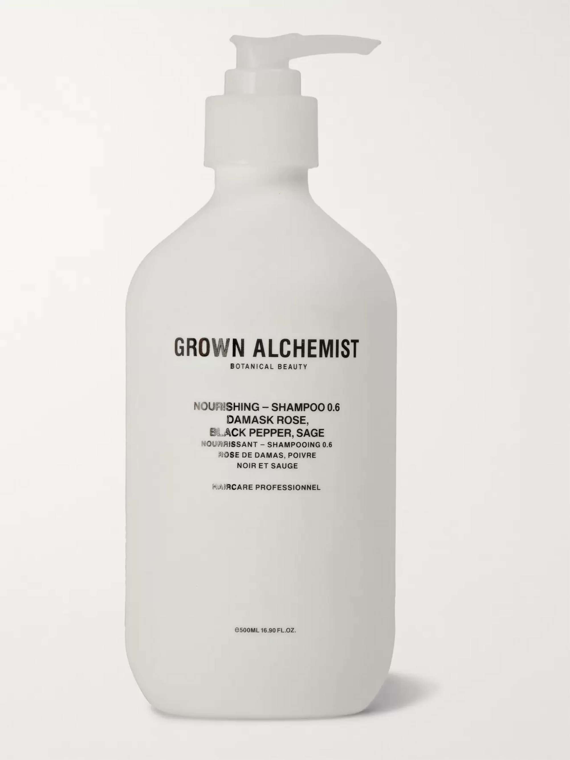 GROWN ALCHEMIST Nourishing Shampoo 0.6 - Damask Rose, Black Pepper and Sage, 500ml