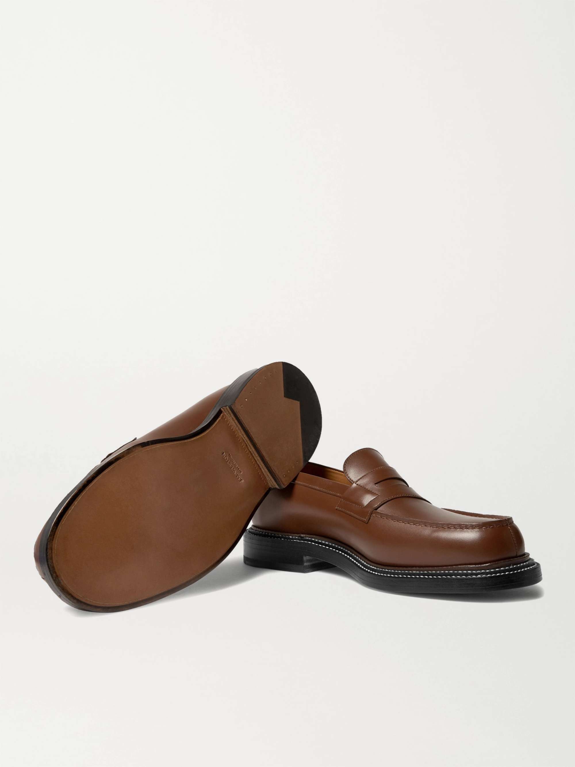 J.M. WESTON 180 The Moccasin Leather Loafers