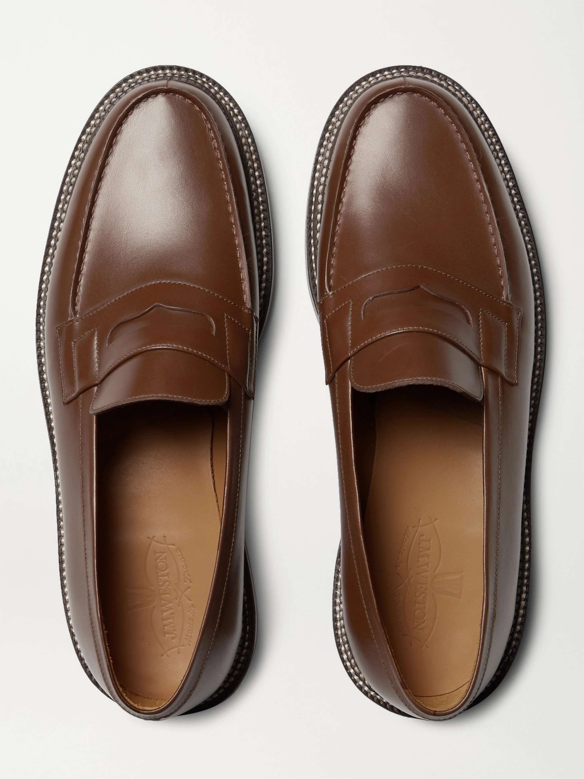 J.M. WESTON 180 The Moccasin Leather Loafers