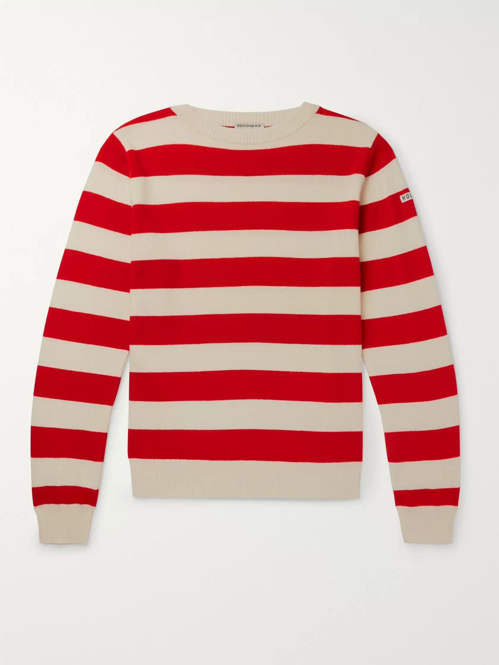 Red Striped Wool Sweater | Holiday Boileau | MR PORTER