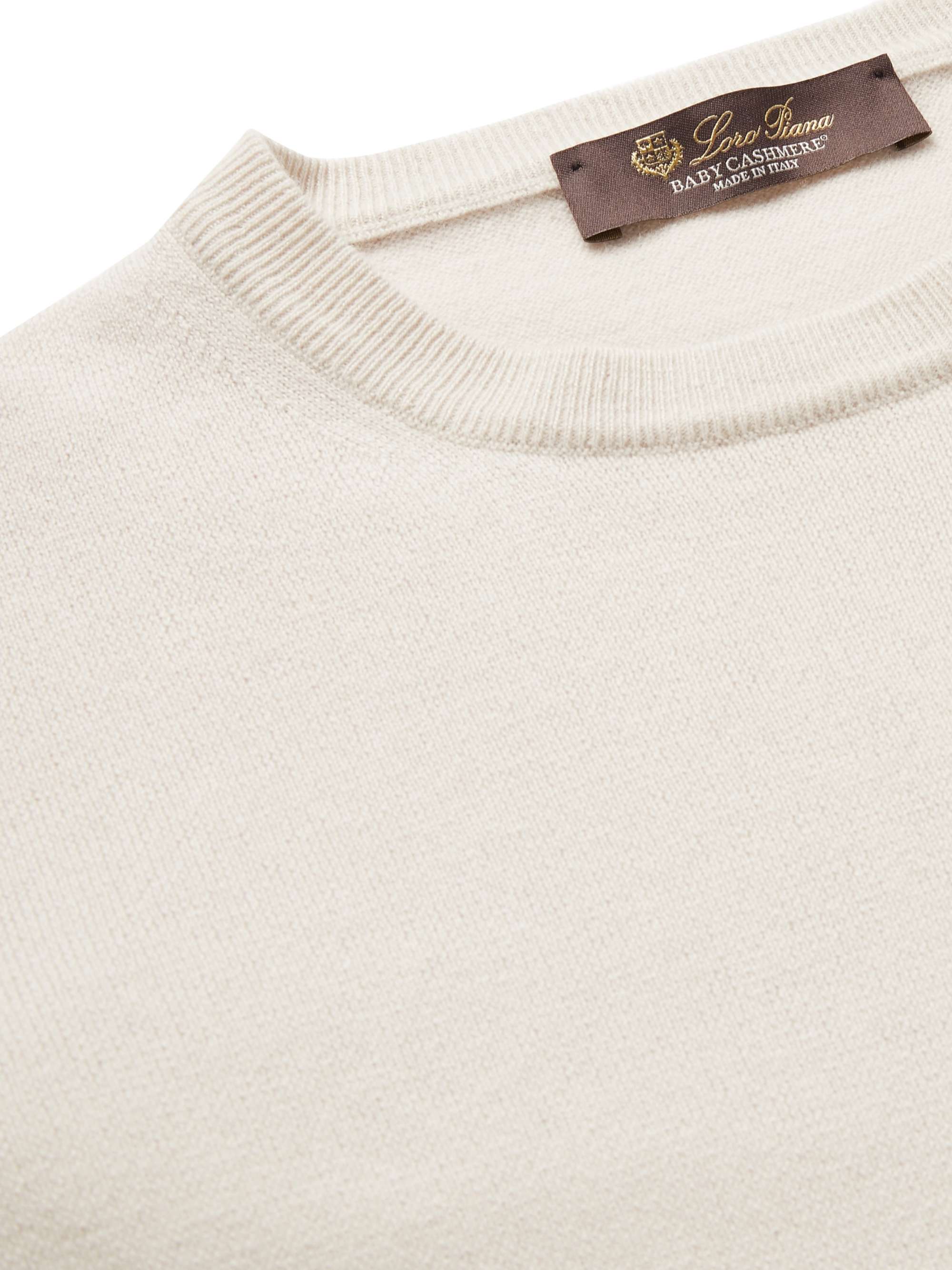LORO PIANA Slim-Fit Baby Cashmere Sweater