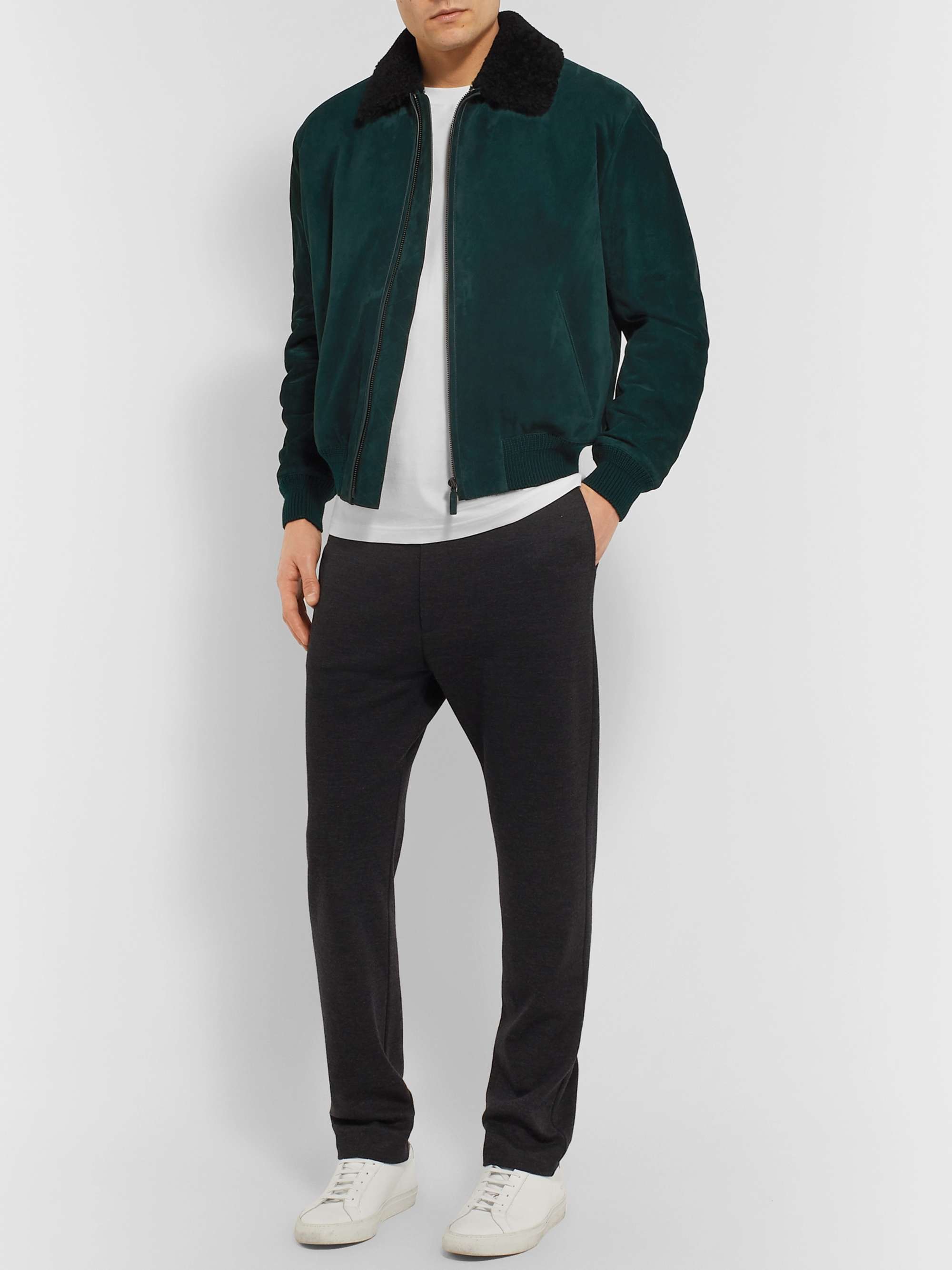 THE ROW LA Slim-Fit Cashmere-Jersey Sweatpants