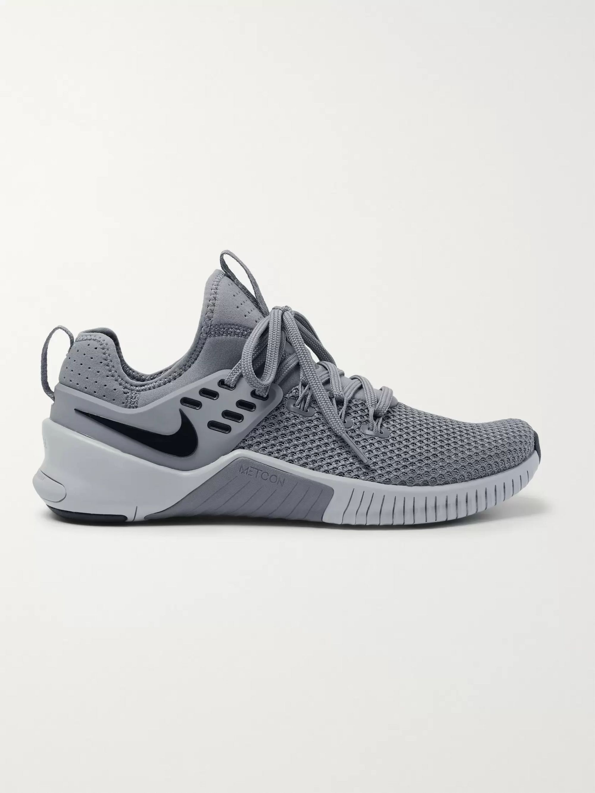 gray mesh nike shoes