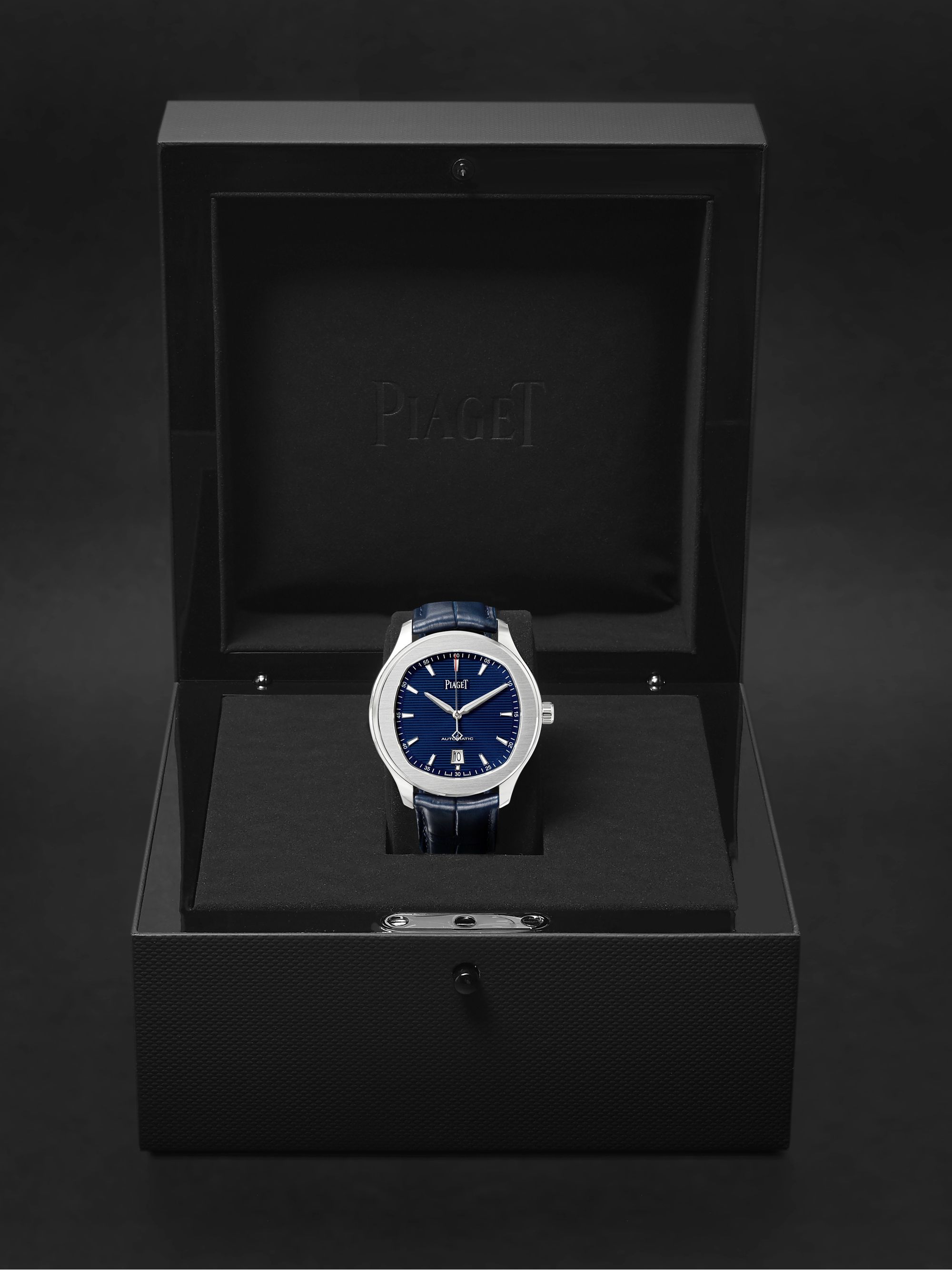 PIAGET Polo S Automatic 42mm Stainless Steel and Alligator Watch, Ref. No. G0A43001