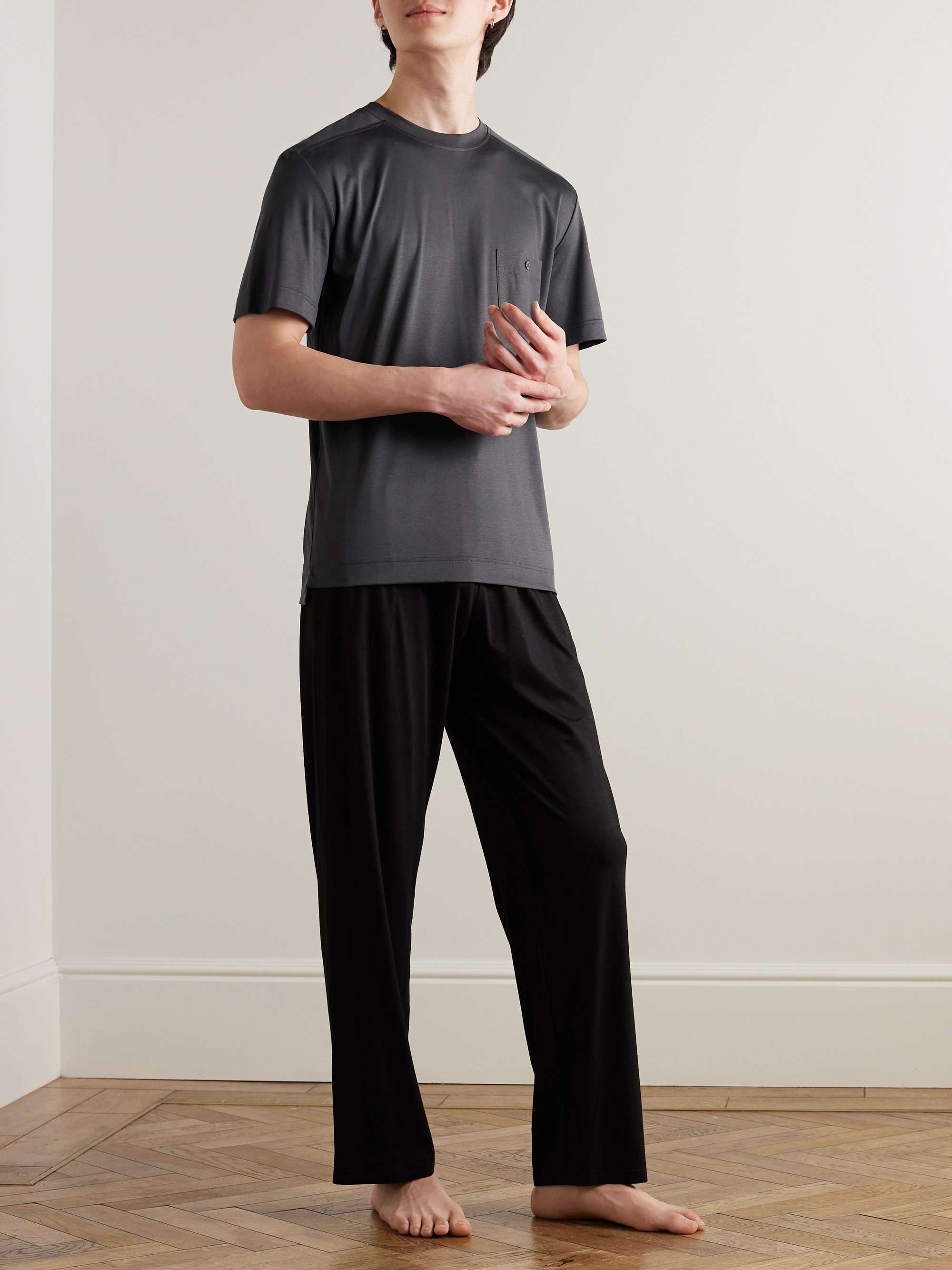ZIMMERLI Cotton and Modal-Blend Pyjama T-Shirt