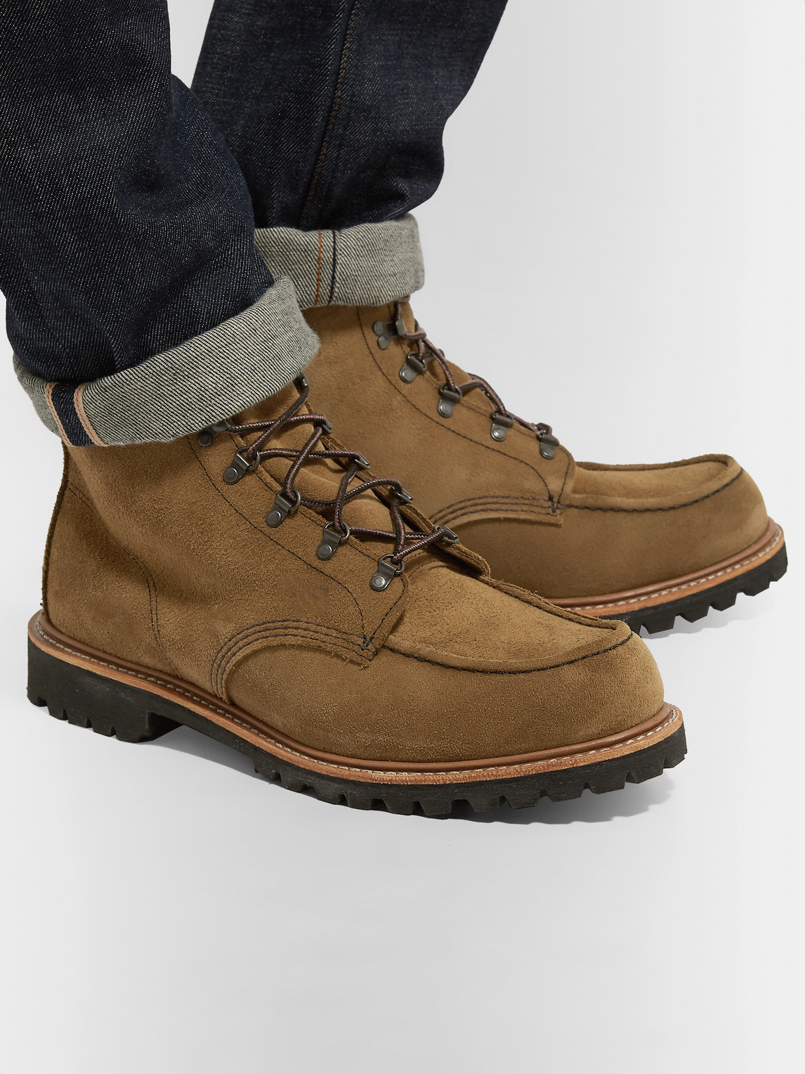 Red Wing Shoes 2926 Sawmill Roughout Leather Boots In Brown