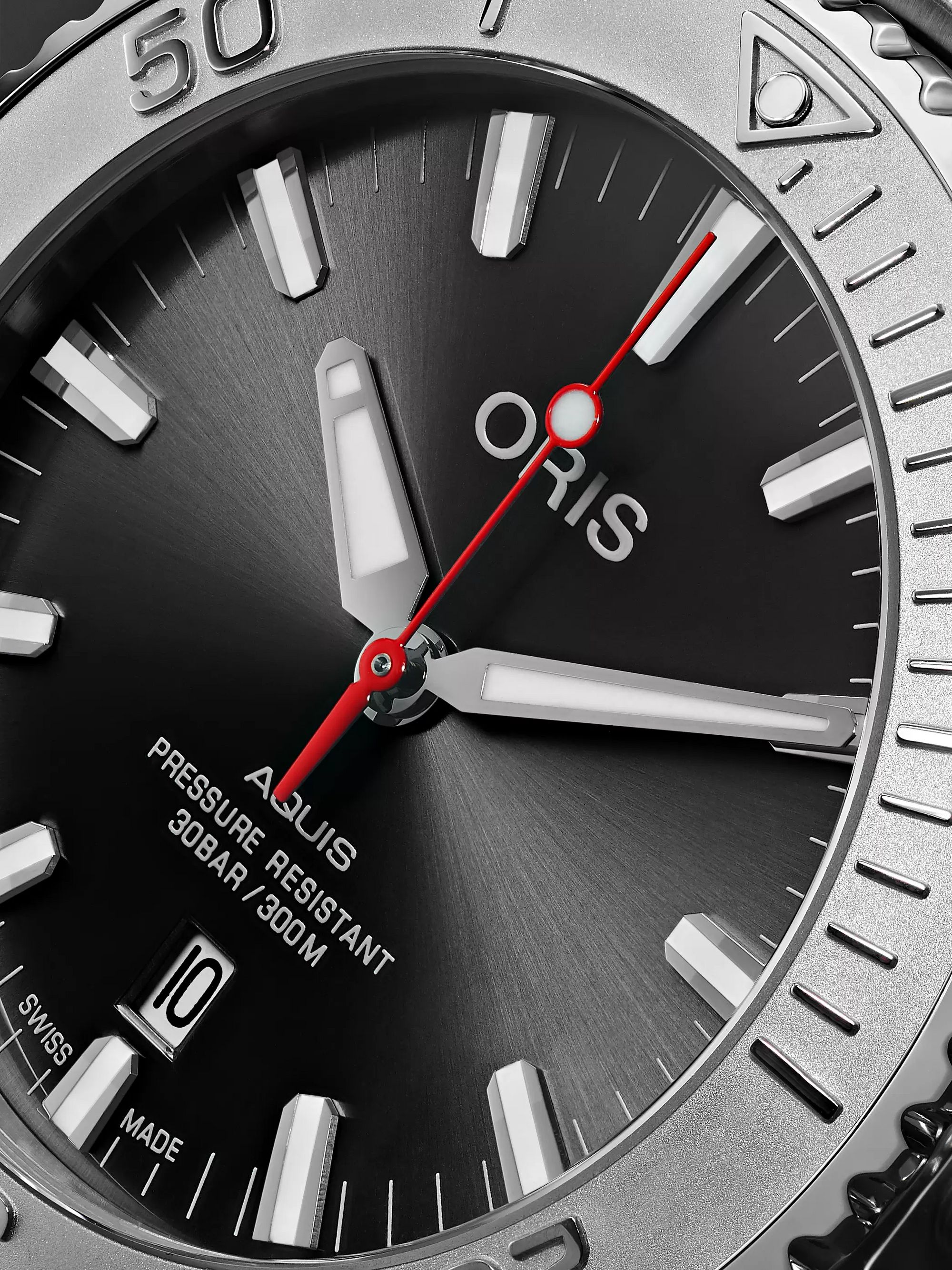 ORIS Aquis Date Relief Automatic 43.5mm Stainless Steel Watch, Ref. No. 01 733 7730 4153-07 8 24 05PEB