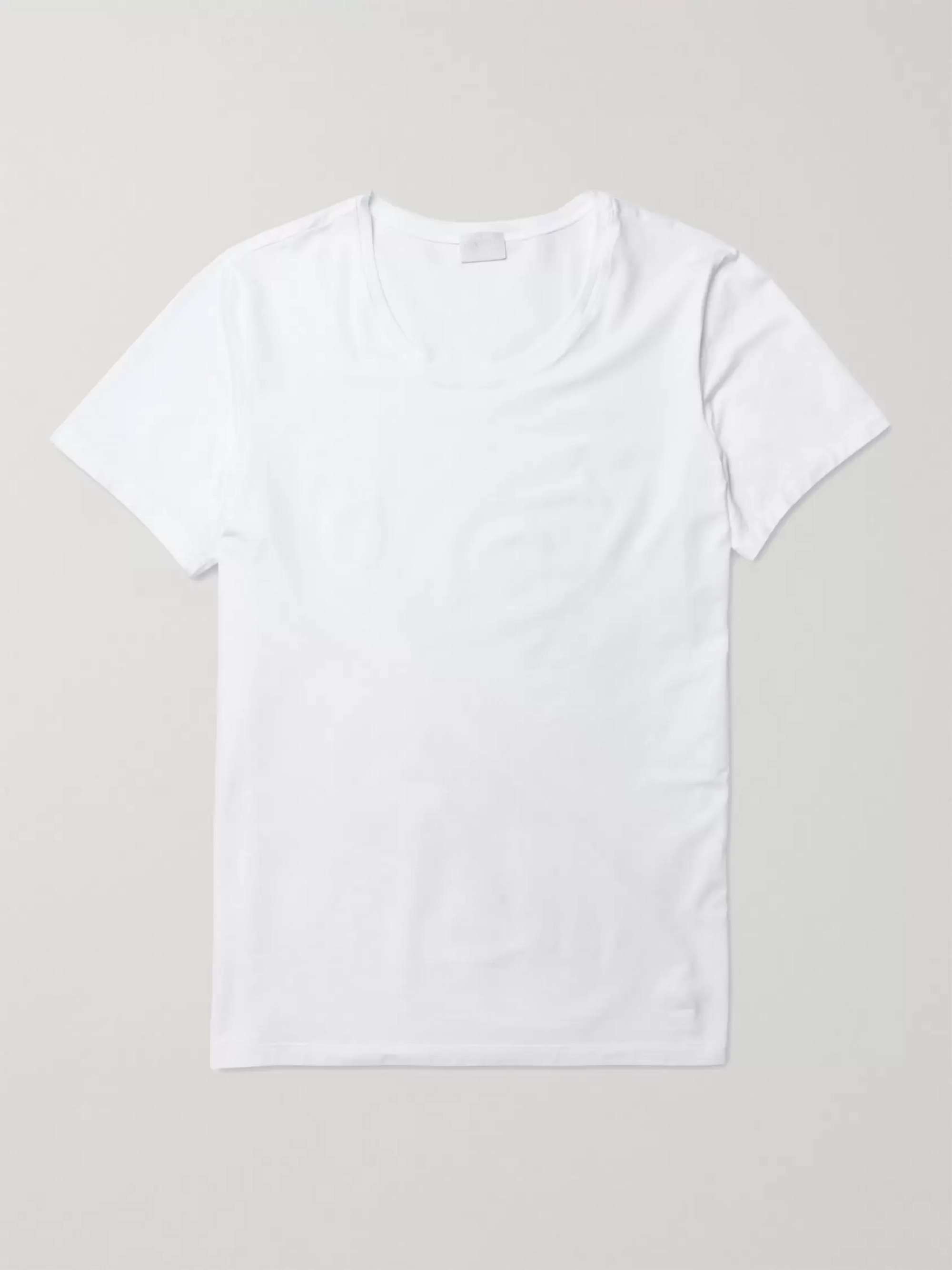 HANRO Superior Mercerised Stretch-Cotton T-Shirt