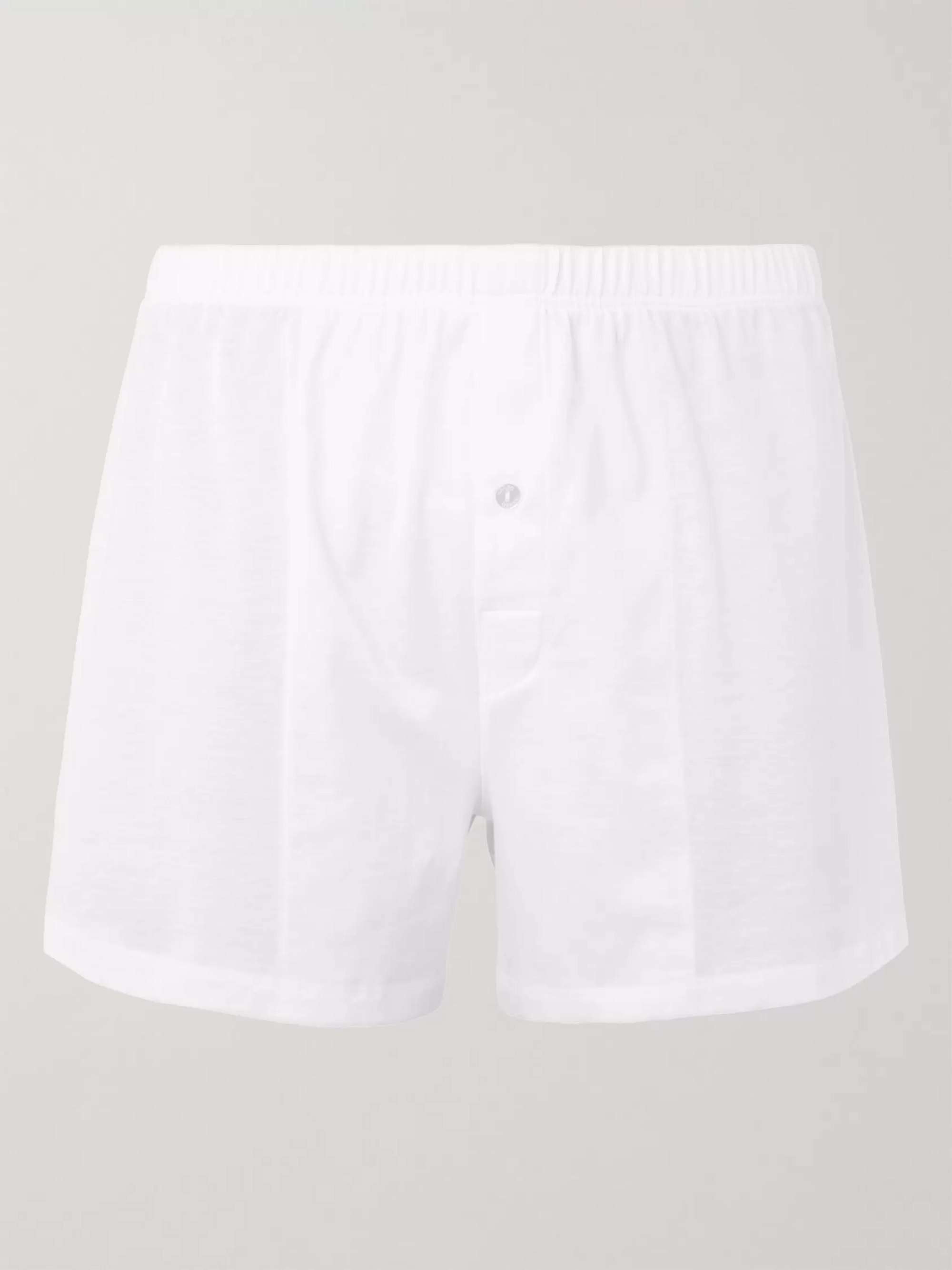 Hanro Mercerised Cotton Briefs in White for Men Mens Clothing Underwear Boxers briefs 
