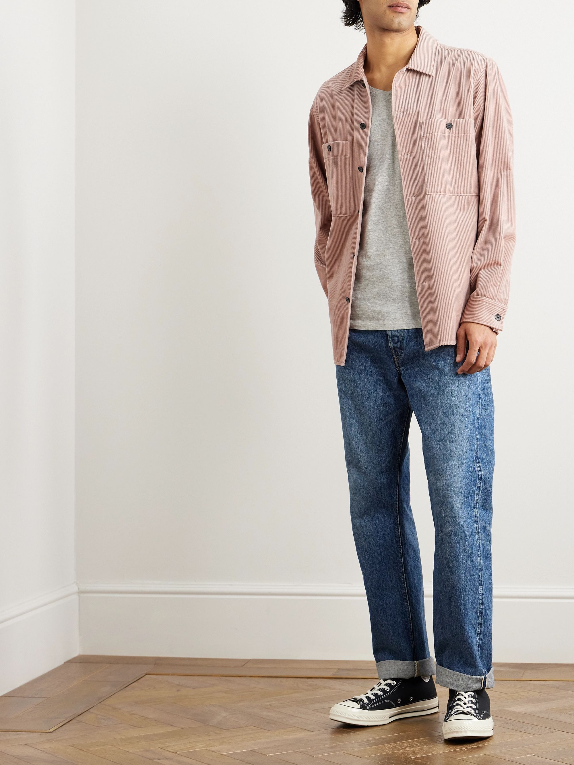 Gray OB-V Slim-Fit Cotton-Jersey T-Shirt | ORLEBAR BROWN | MR PORTER