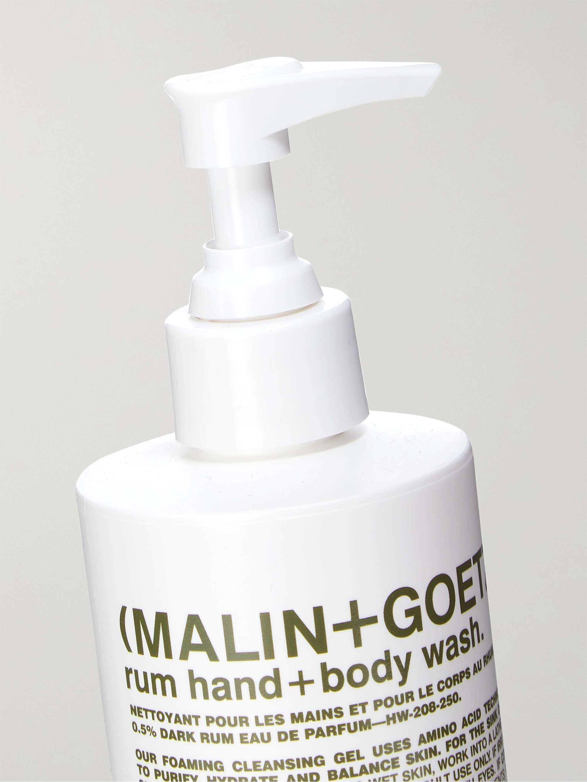 MALIN + GOETZ Rum Hand + Body Wash, 250ml