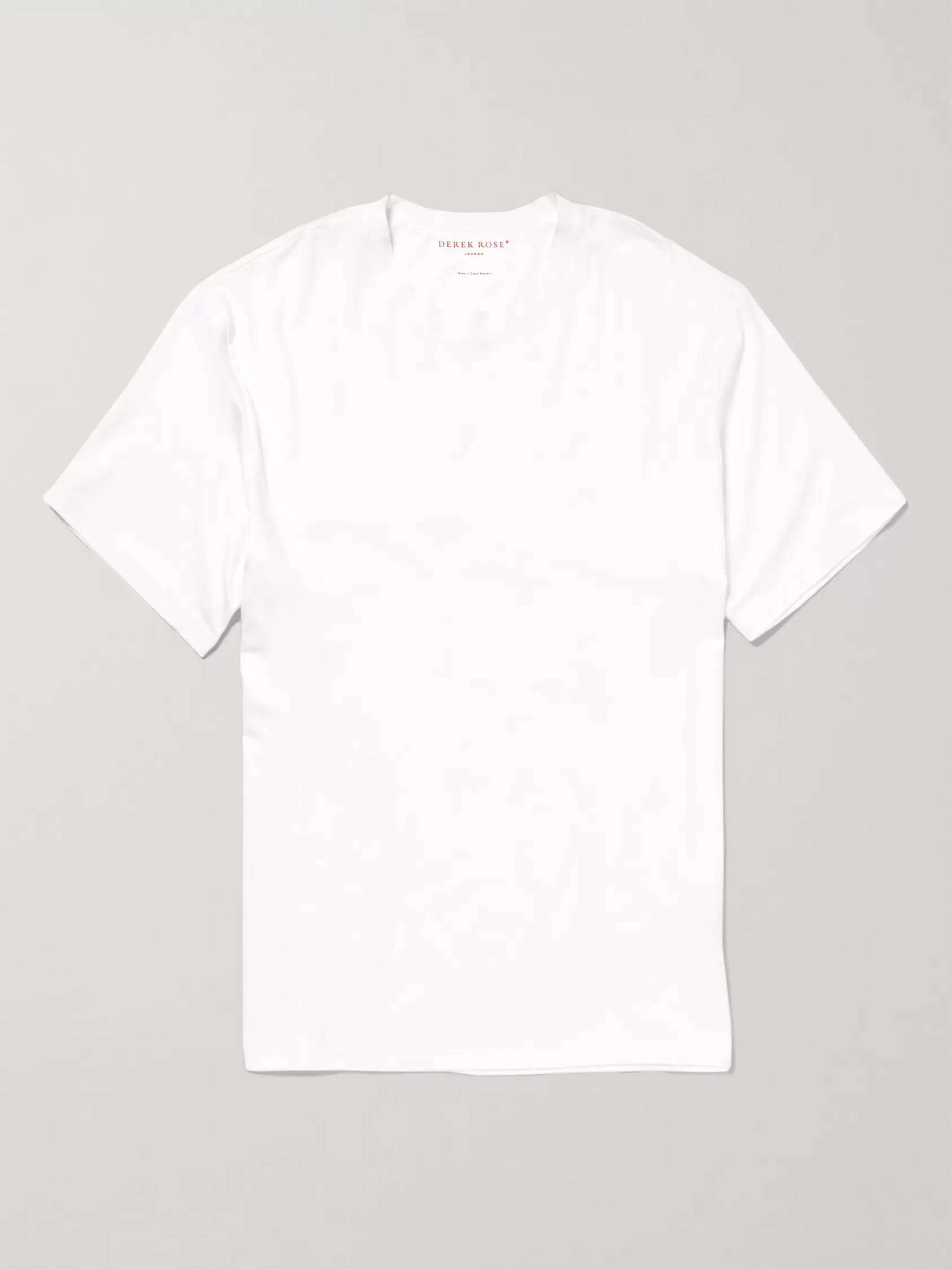 DEREK ROSE Basel Stretch Micro Modal Jersey T-Shirt